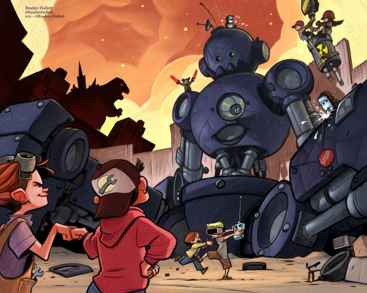 Winner! Art by Braden Hallett.