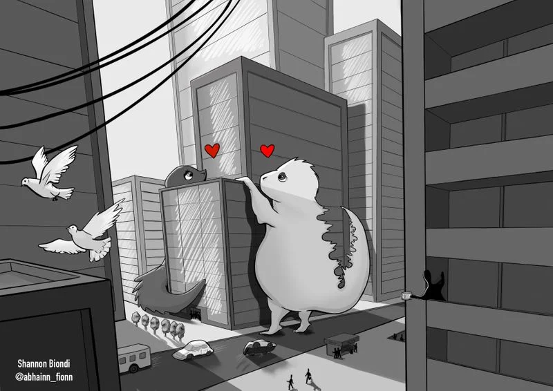 Honorable Mention! Art by Shannon Biondi.