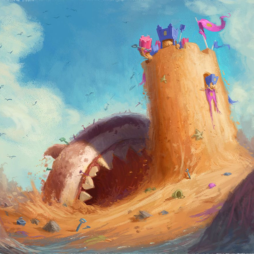 Winners of the WHEN SUMMER VACAY GOES WRONG art contest