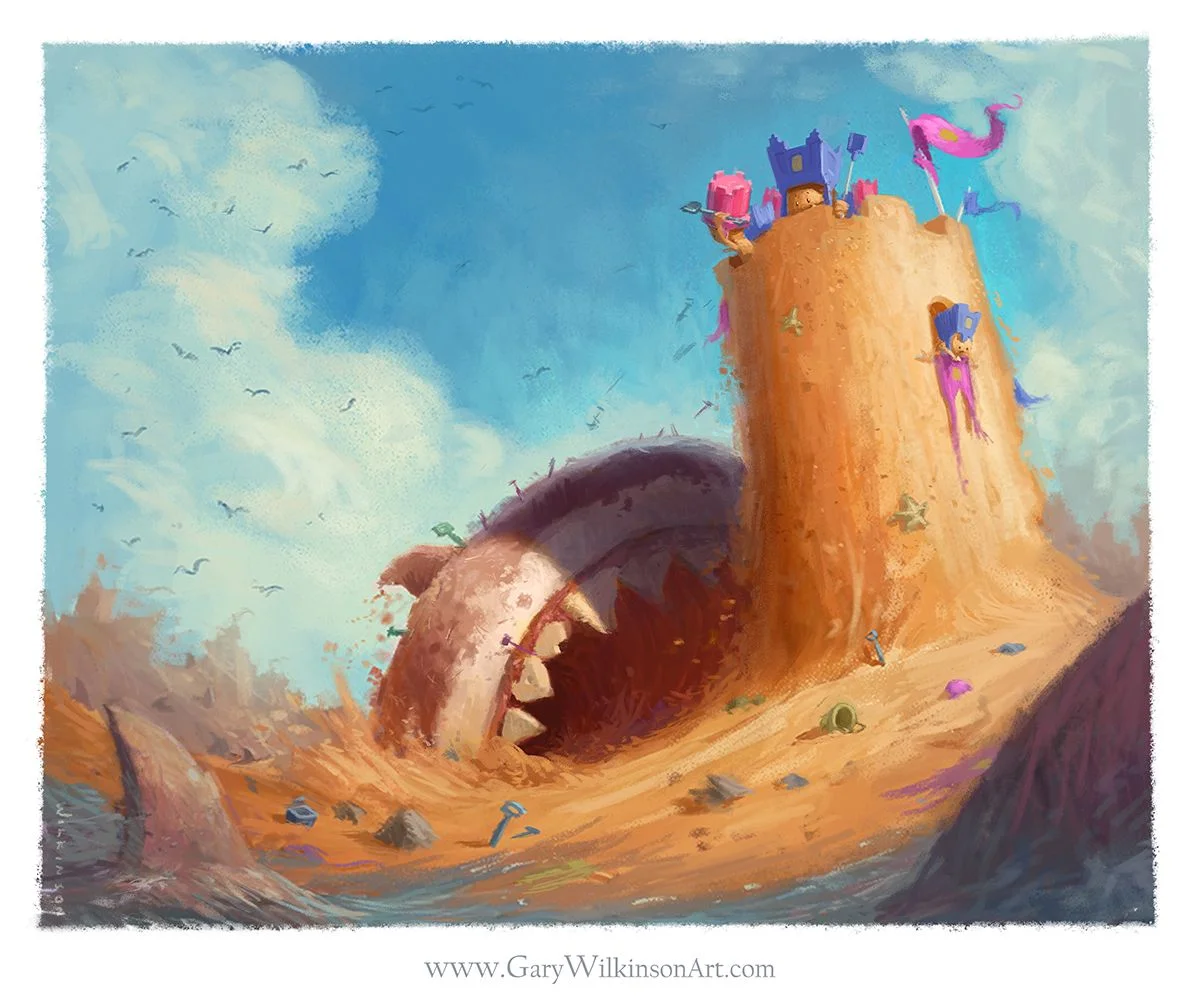 Winner! Art by Gary Wilkinson.