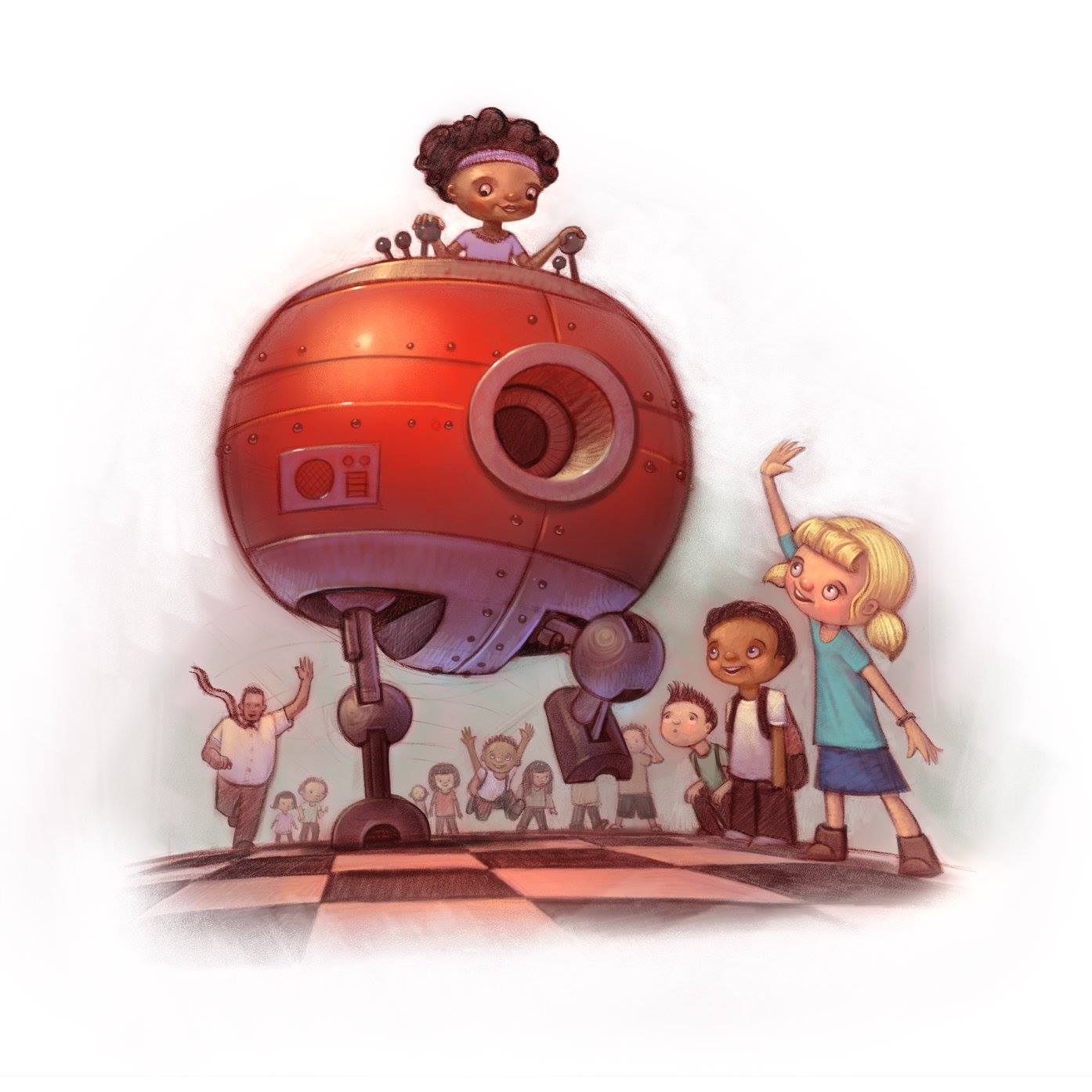 Show and tell! Art by Will Terry.