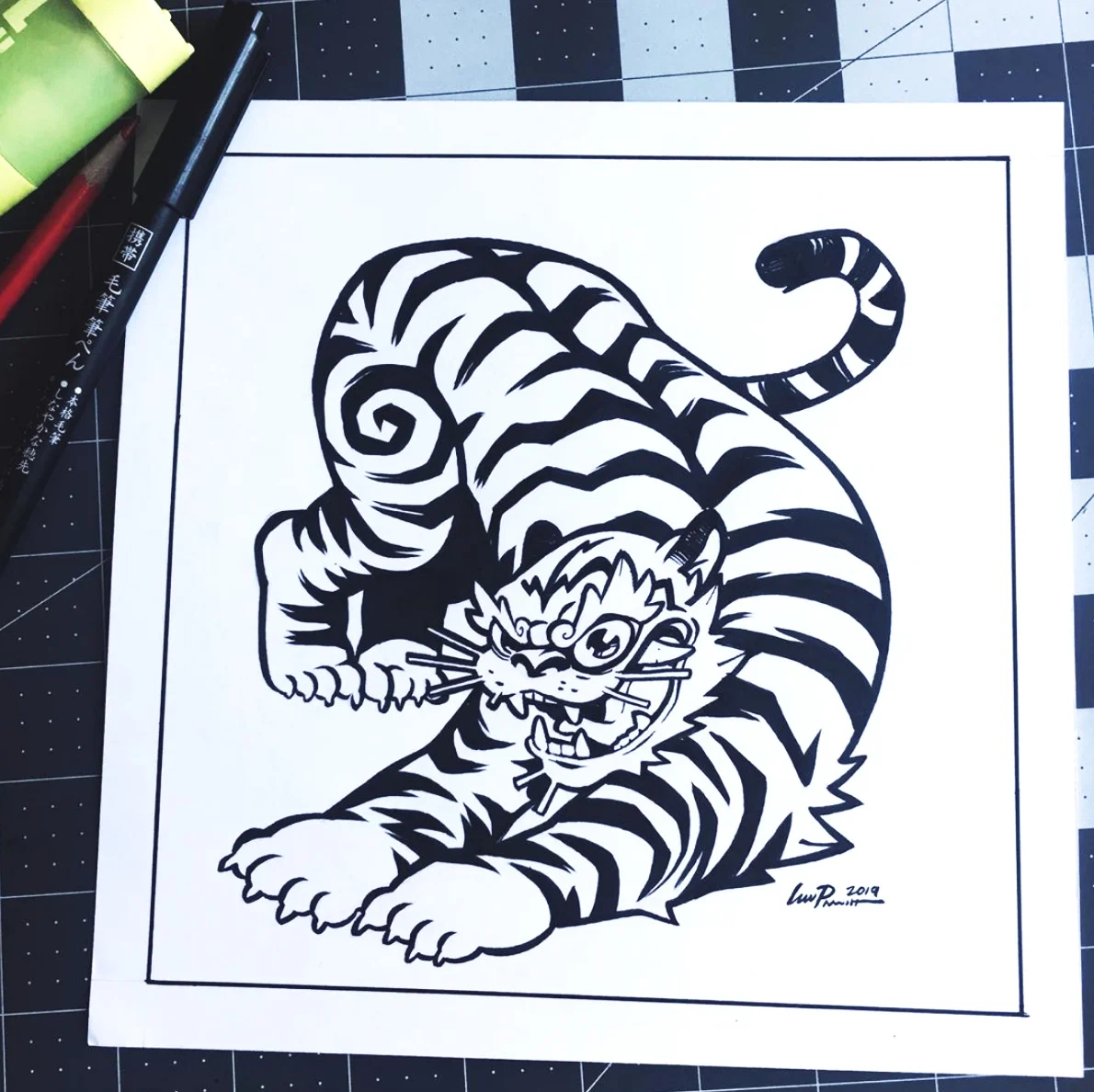 New! Bonus inking lesson with Levitzo