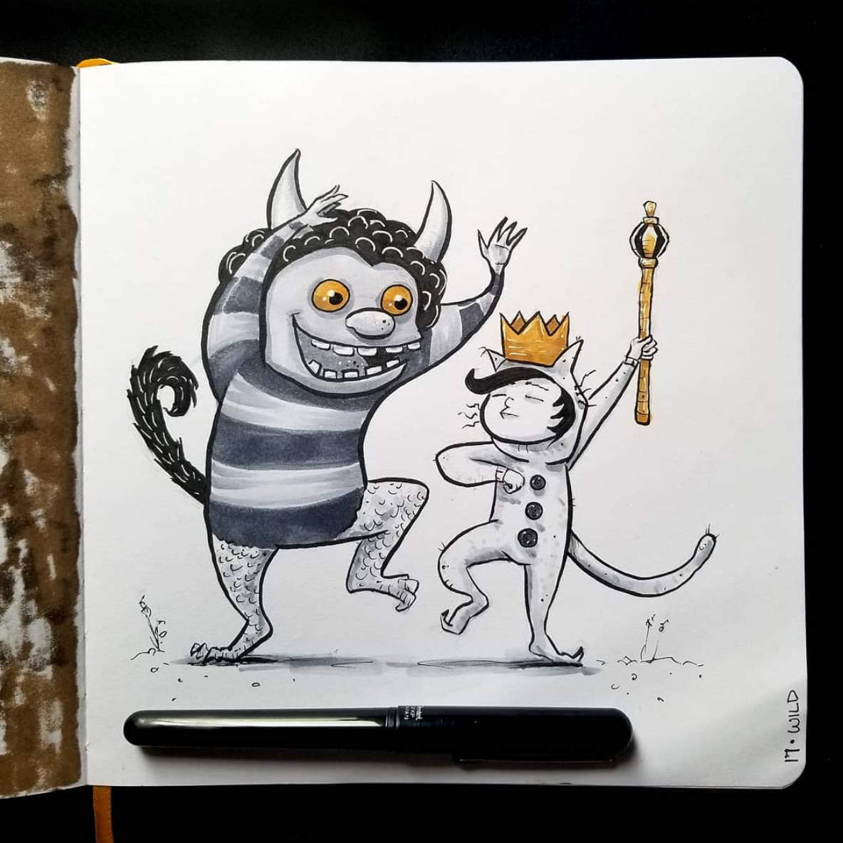 Let the wild rumpus start! Art by Sarah Simpson.