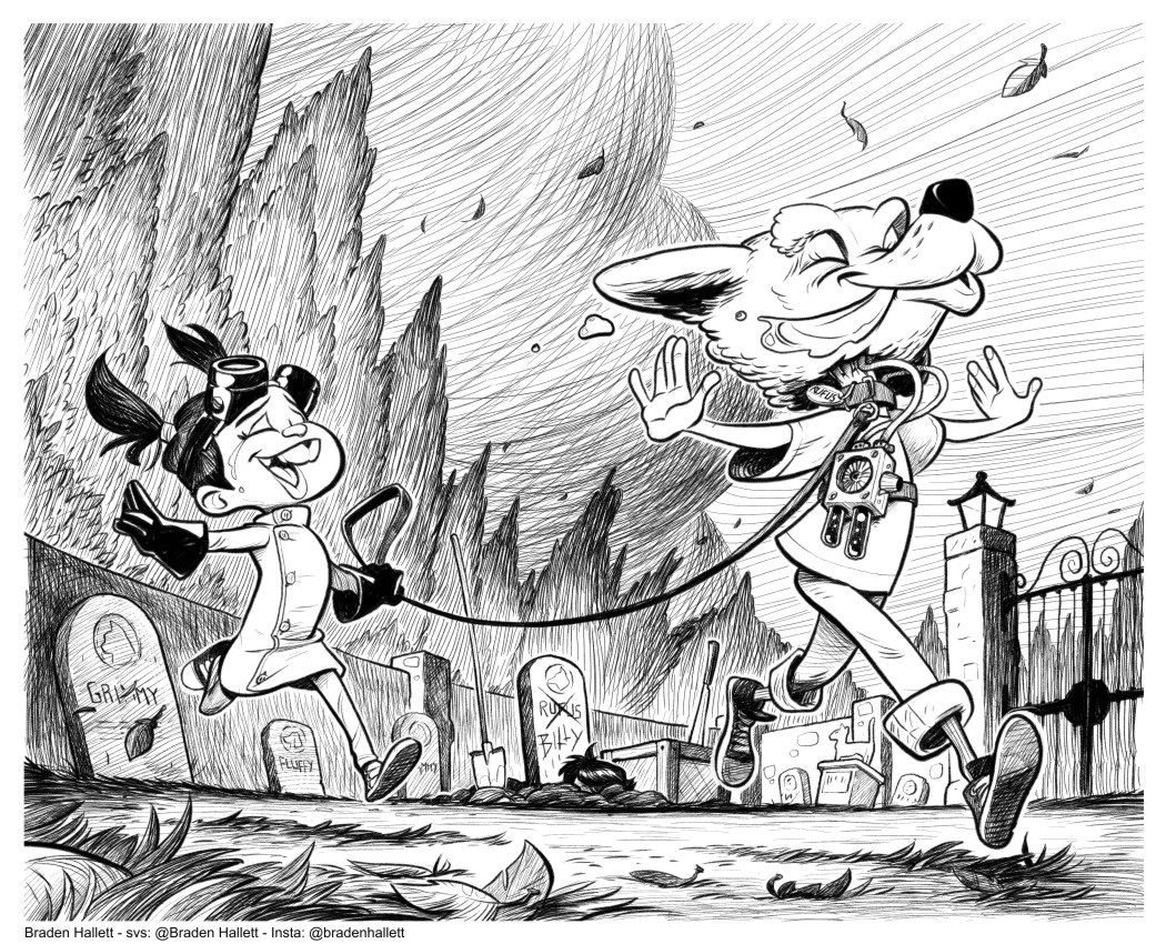 Winner! Art by Braden Hallett.