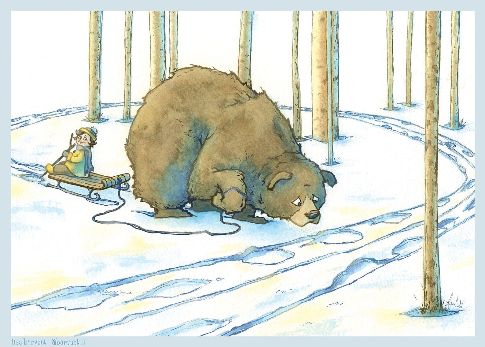 Winner! Art by Lisa Burvant.