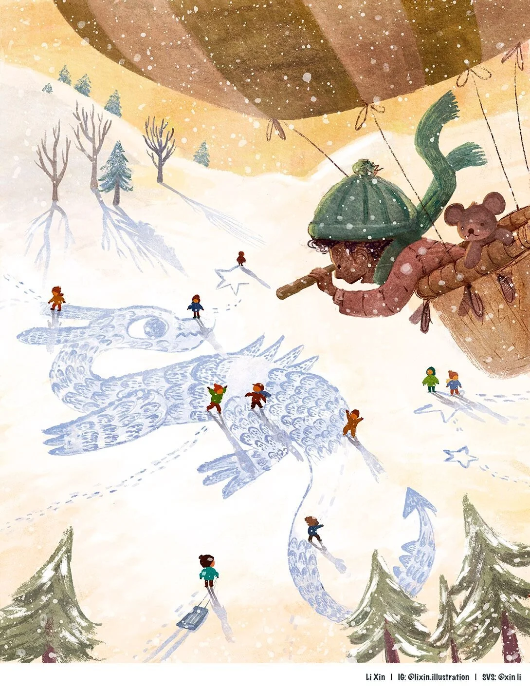 Winner! Art by Li Xin.