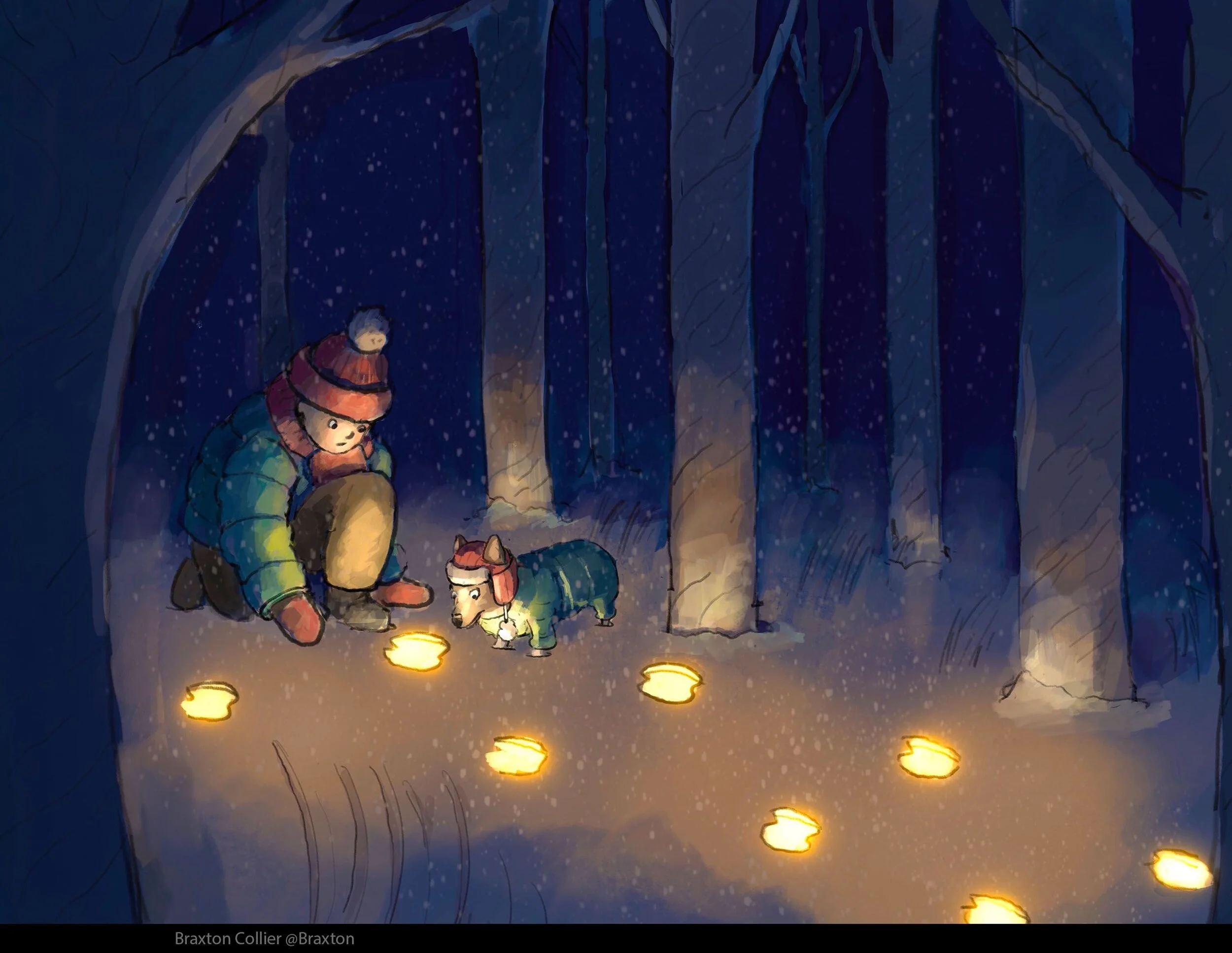 Runner up! Art by Braxton Collier.