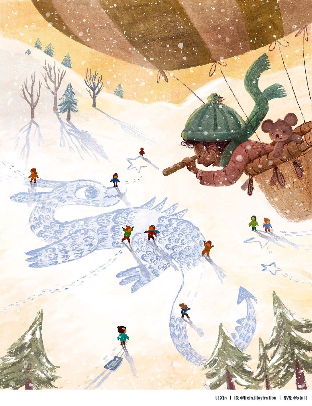 Art by Li Xin, one of 2 winners in the January contest!