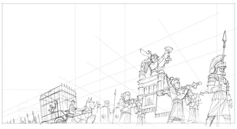 It’s all about perspective! Drawing by David Hohn.