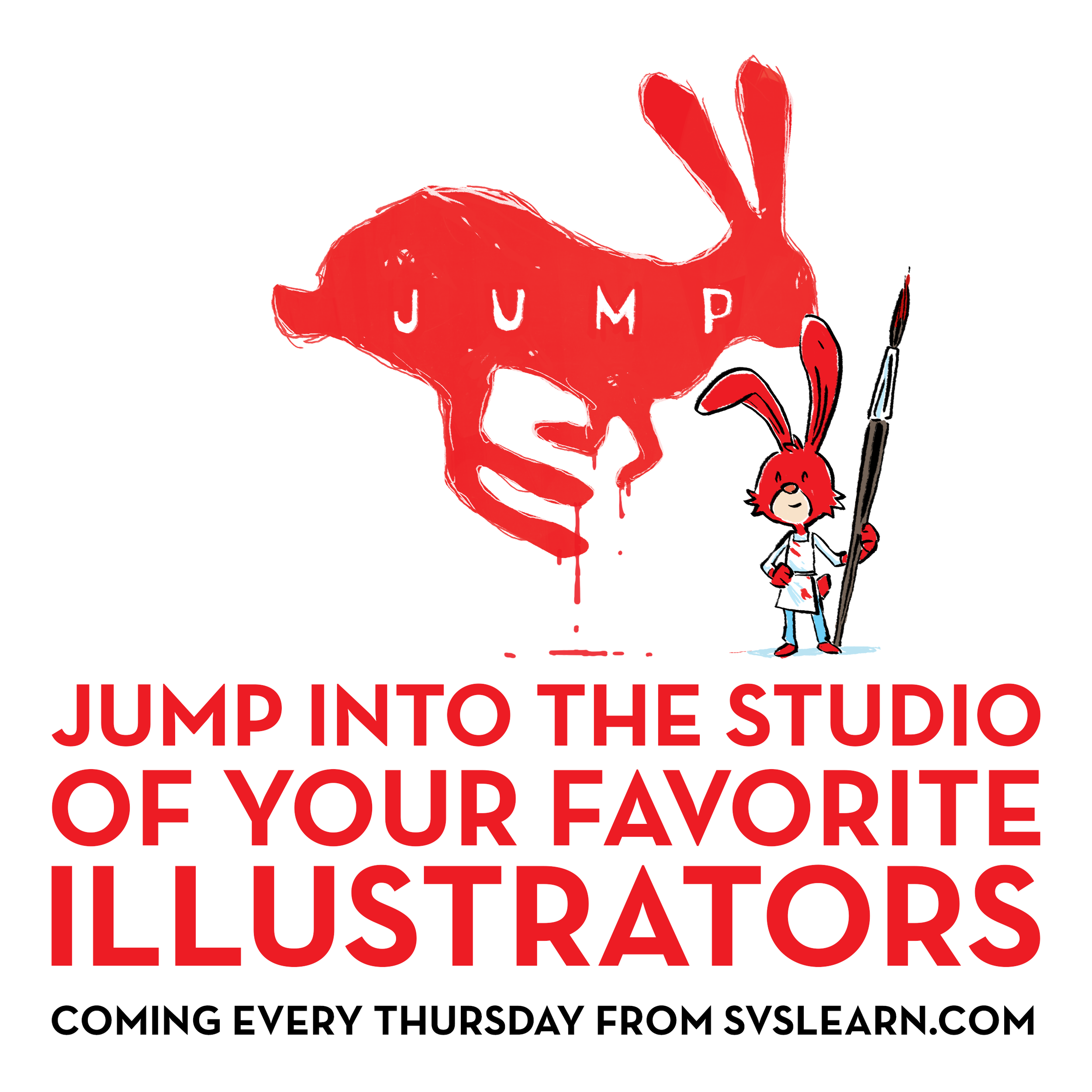 Jump into the studio with your fave illustrators