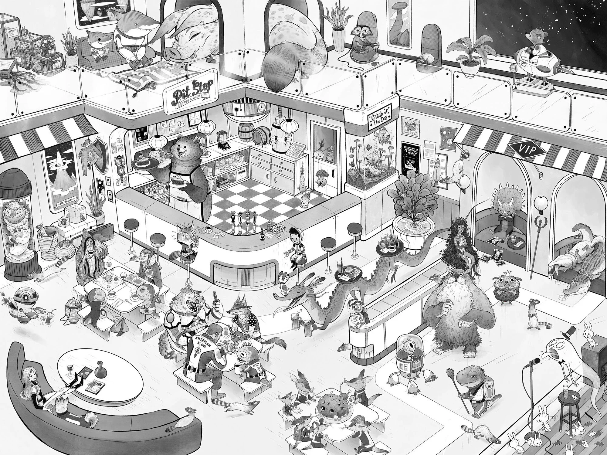 Art by Chelsea Trousdale.