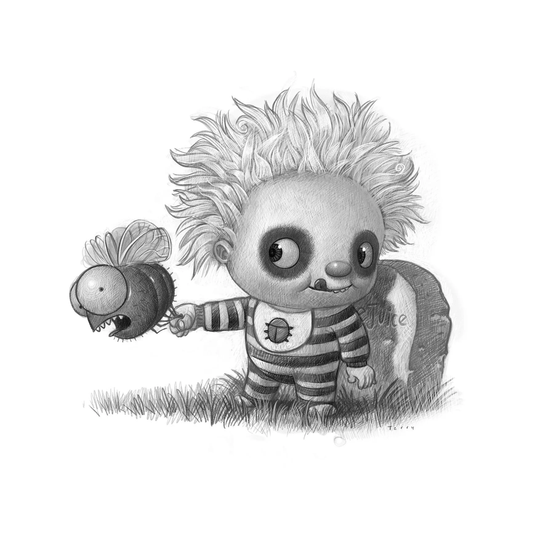 Any Beetlejuice fans out there? Art by Will Terry.