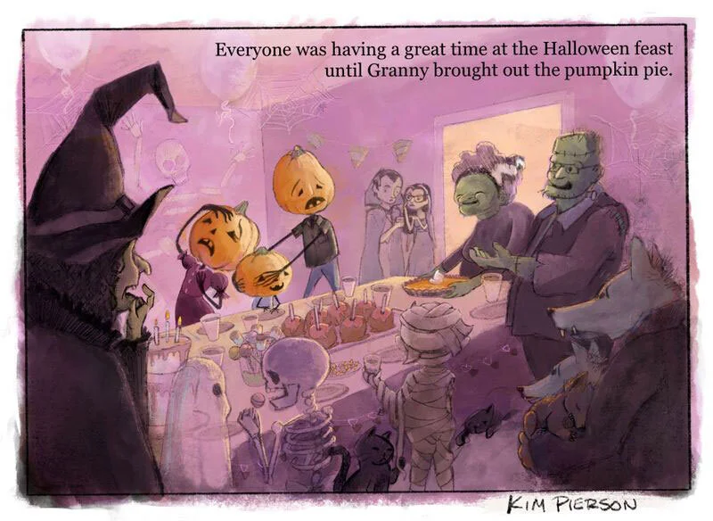 Winner! Art by Kim Pierson.