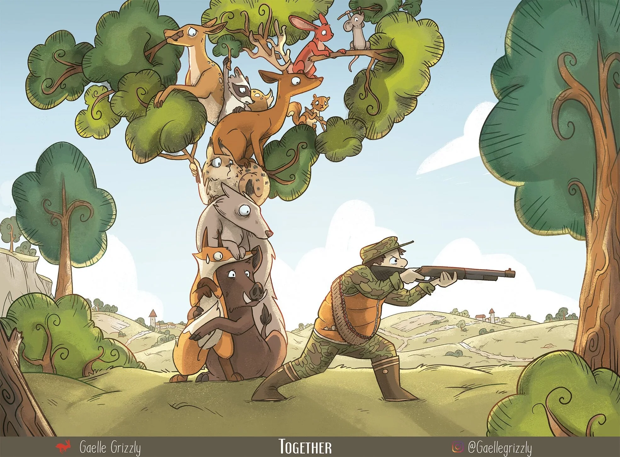 1st Place! Art by Gaelle Grizzly.