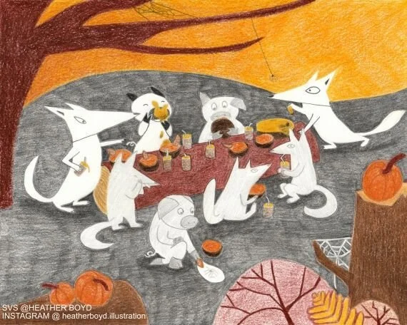 Artwork by Heather Boyd.