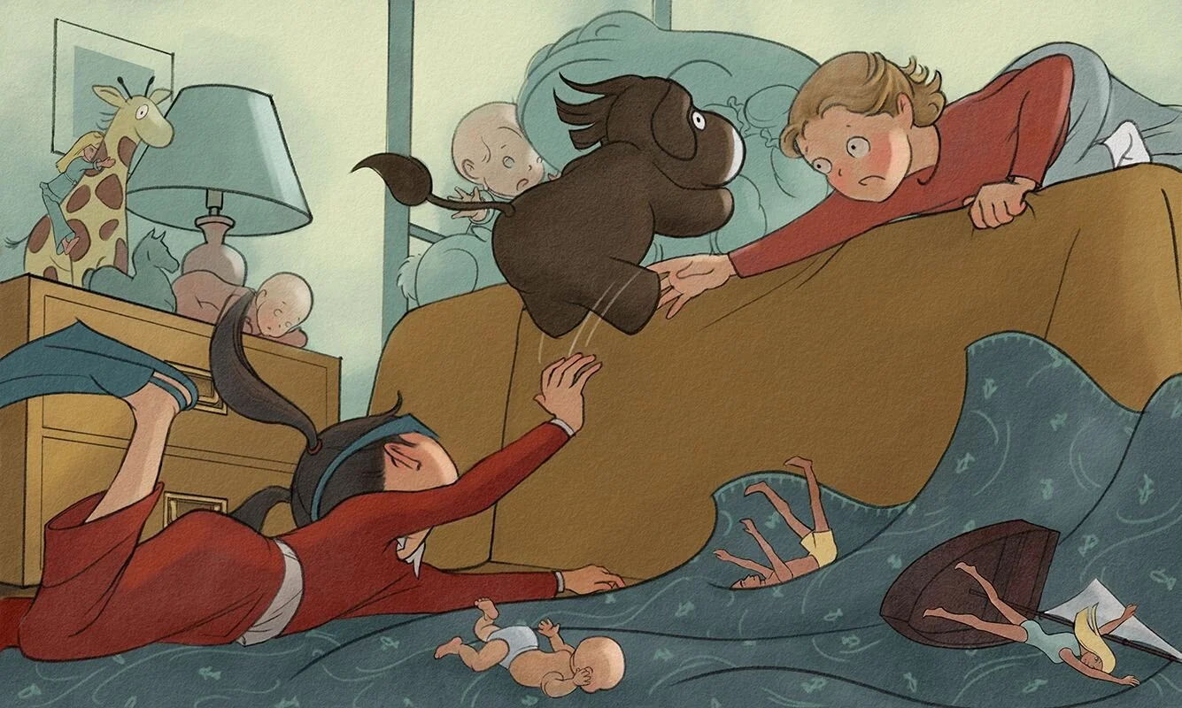 Artwork by Laura Alderson.