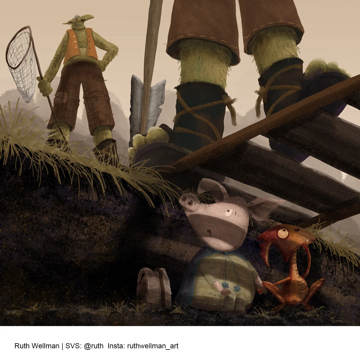 Winner! Art by  Ruth Wellman.