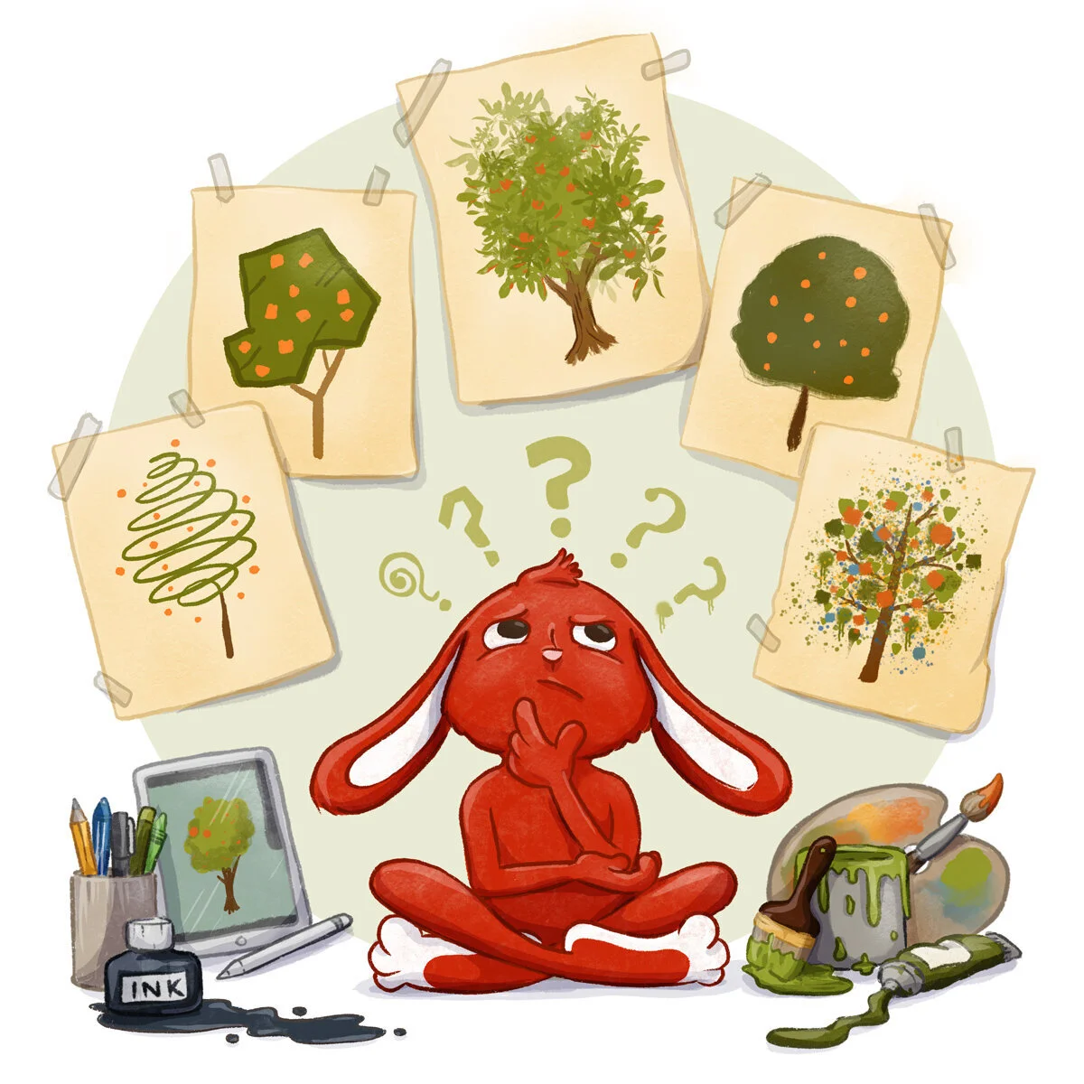 Should you follow illustration trends just to get work?