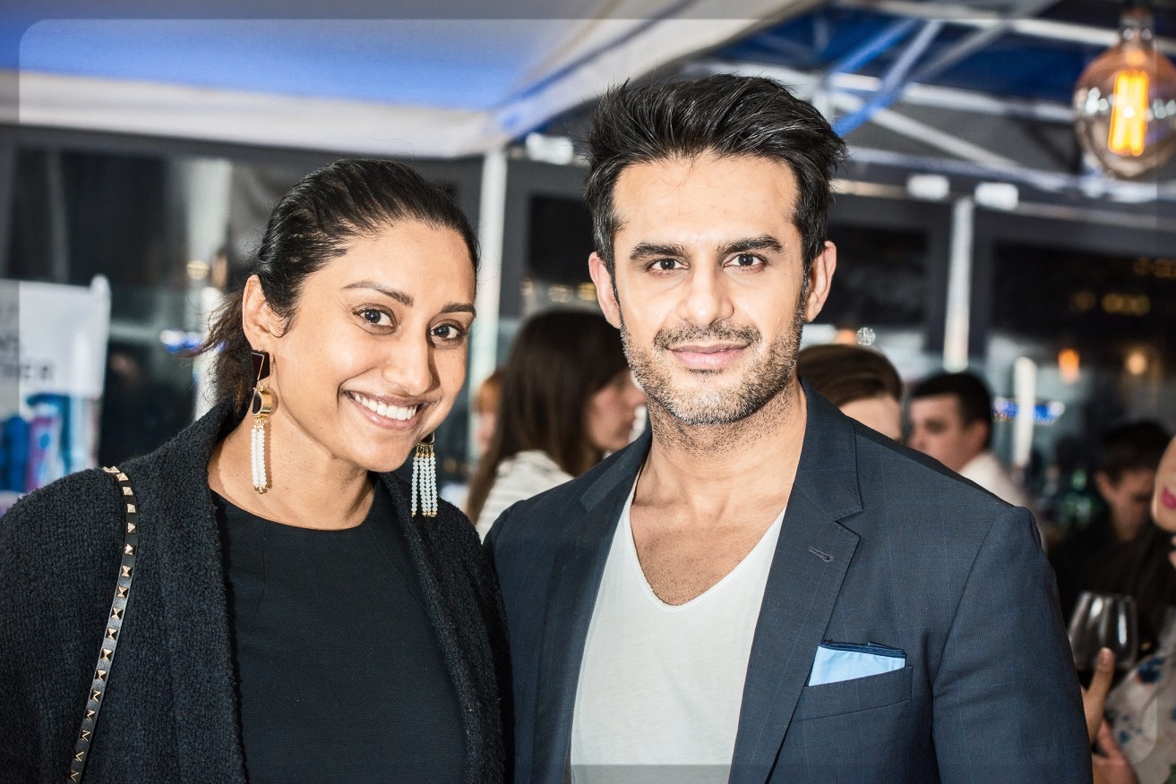 With Actress Sulekha Ebelle | Photo CC: Kyle Rosenberg