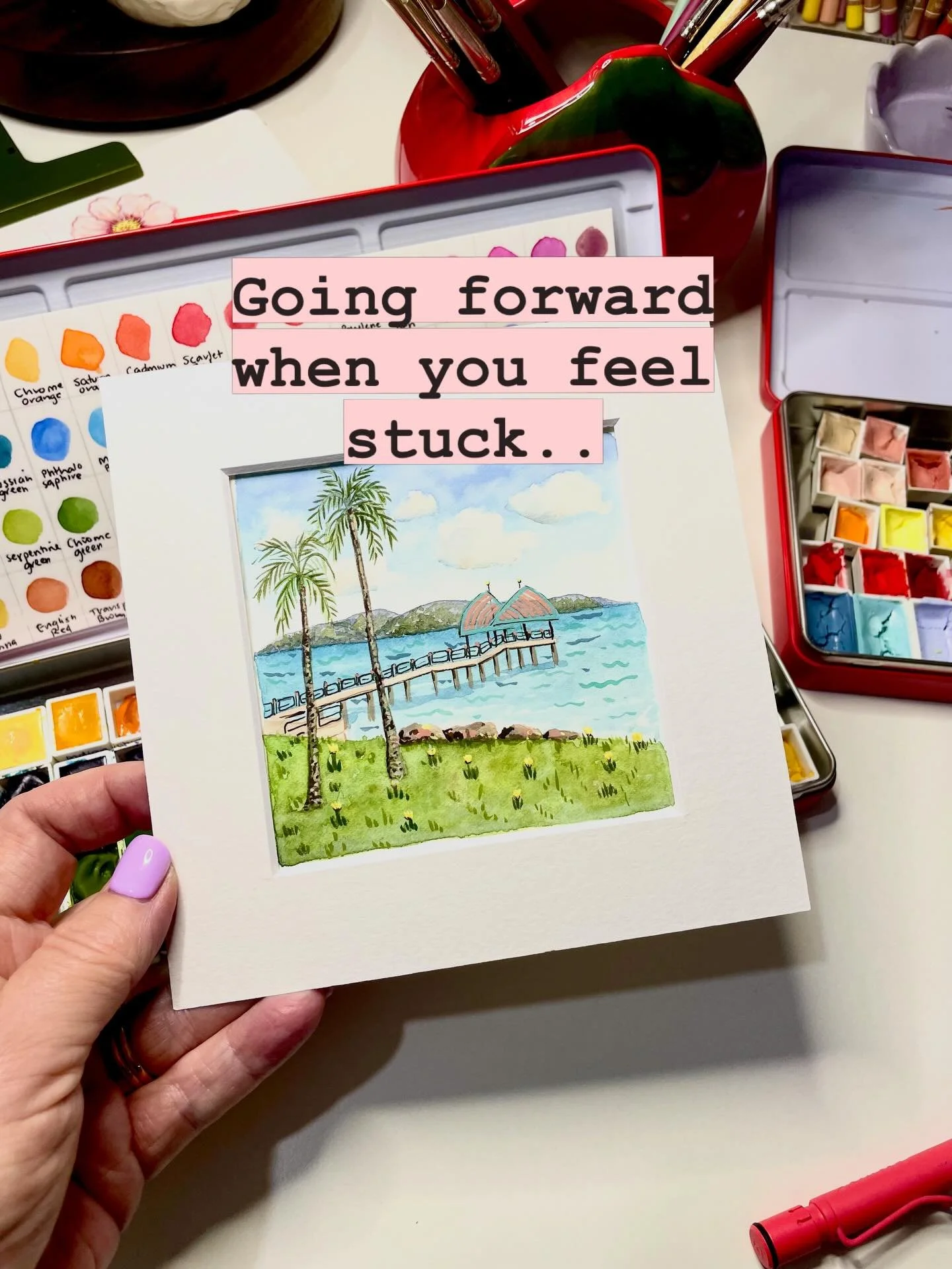 🌷Taking time out to decide how 2026 will look like in my little art business. What offerings will stay and what will go.

🌸 After two years of ongoing wrist and hand issues, I have decided to cease painting custom/commission pieces. I have really s