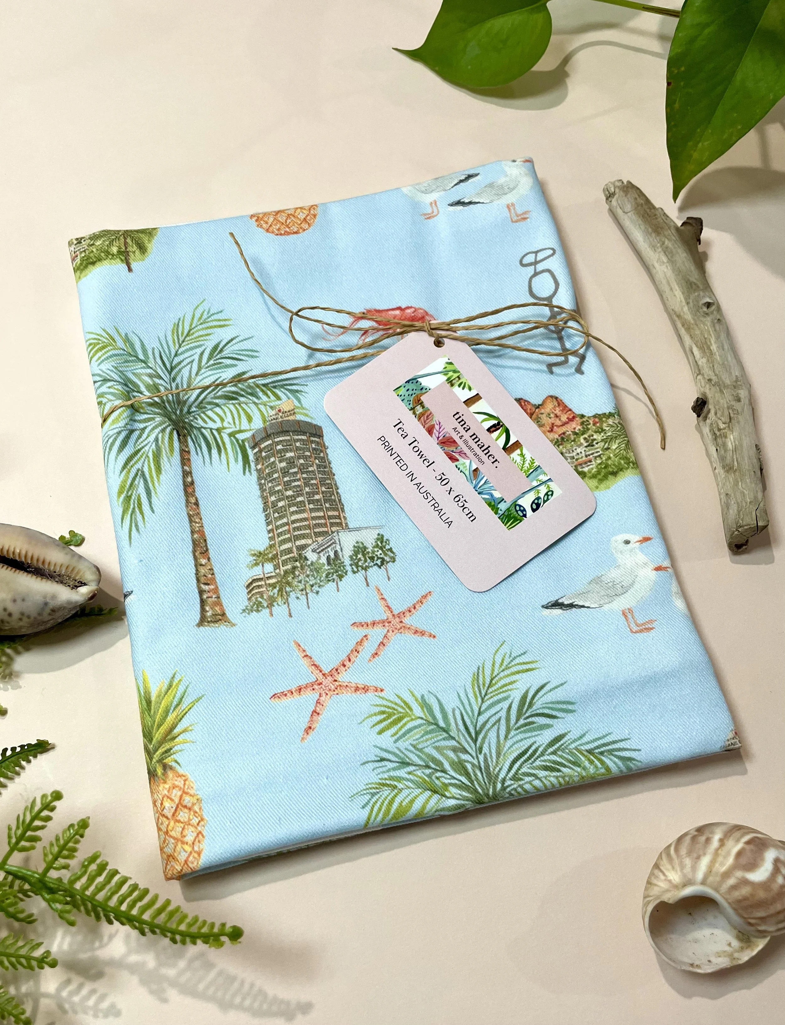 Tropical Townsville - Artist Tea Towel