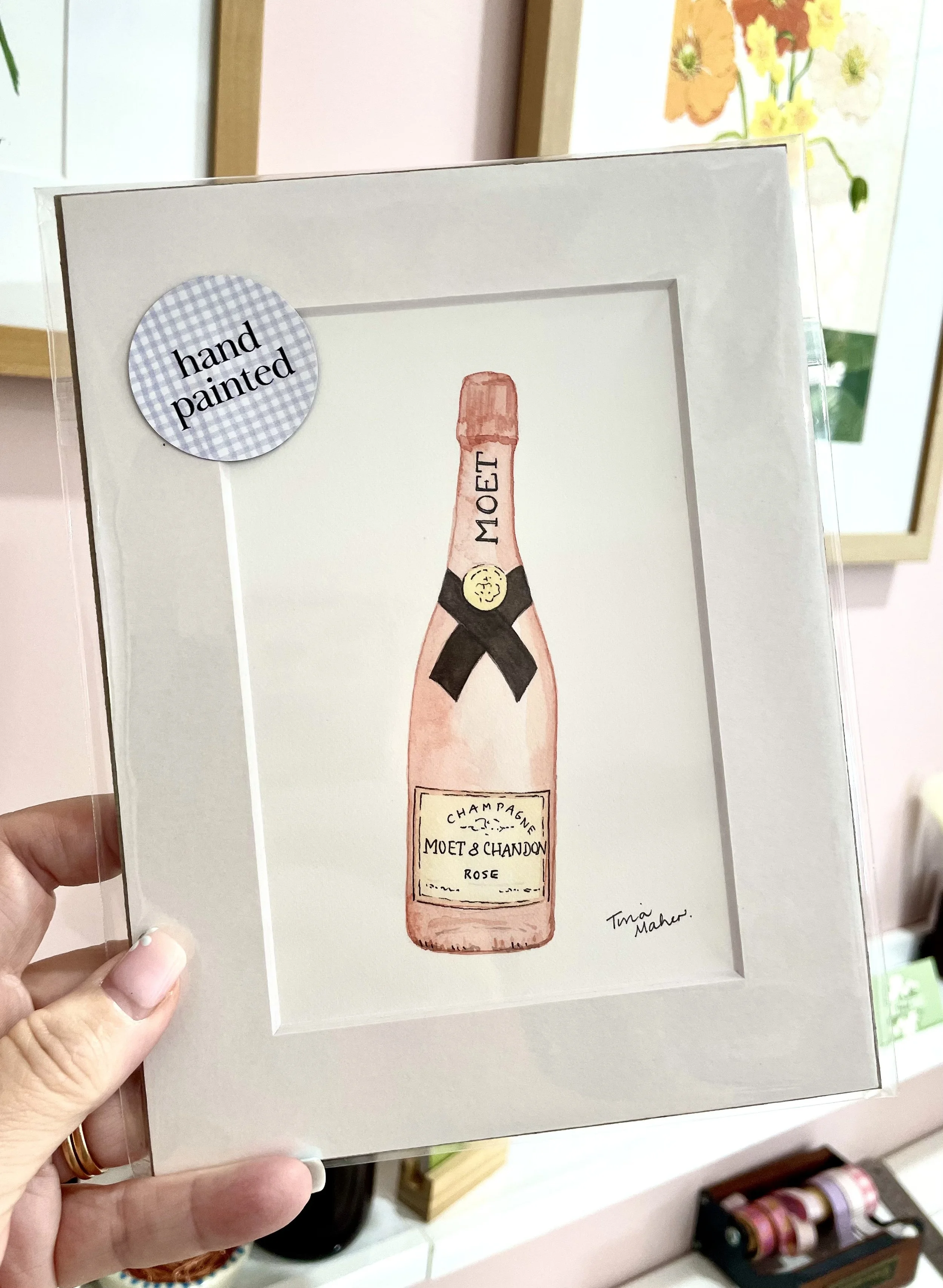 Moet Champagne Celebration original Art