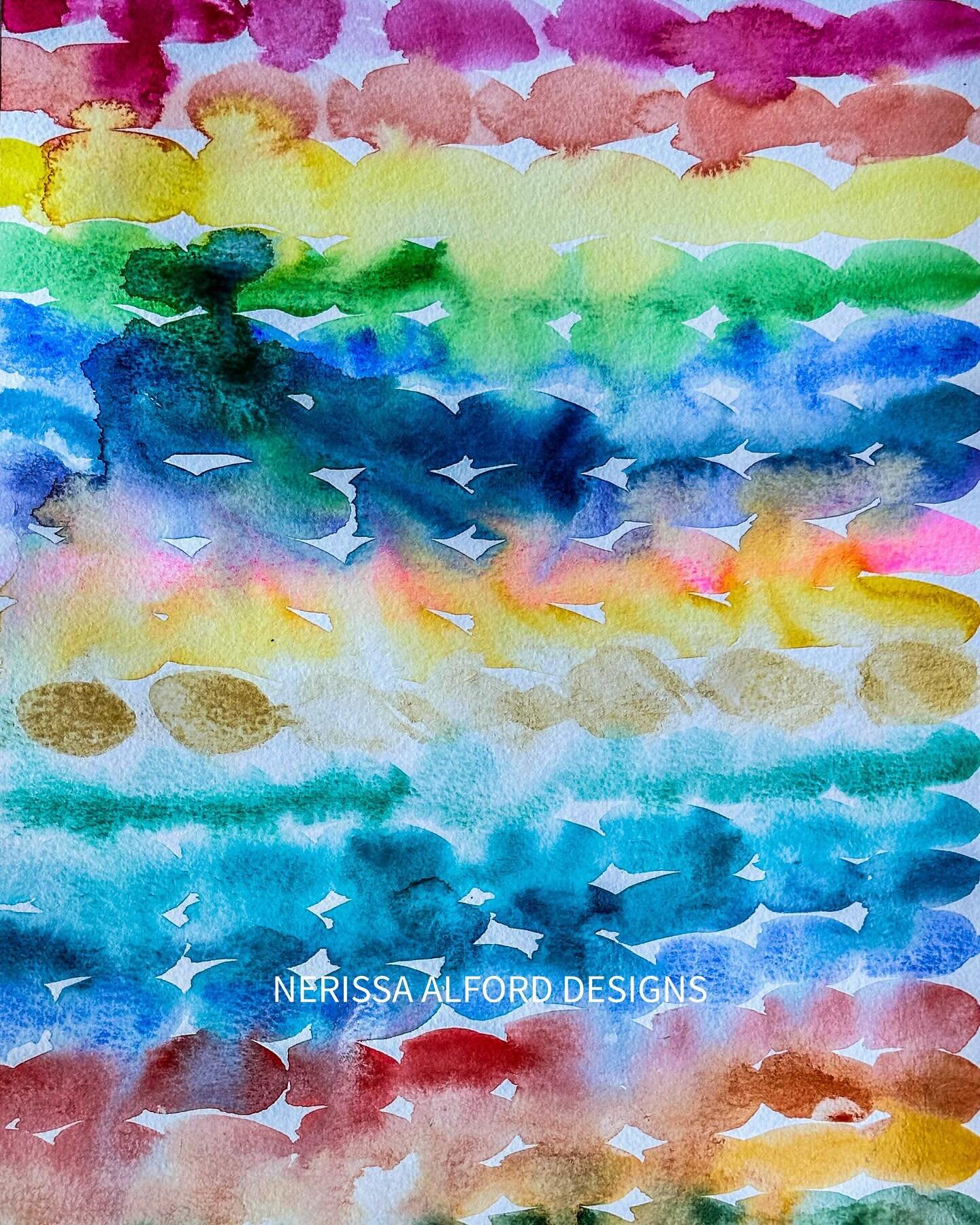 I have been mixing colors since @di.venter taught us during the October lesson of #fodderschool3 @fodder.school I cannot get enough of mixing watercolors 😍
This is my #roygbiv mix in traditional and not so traditional colors.