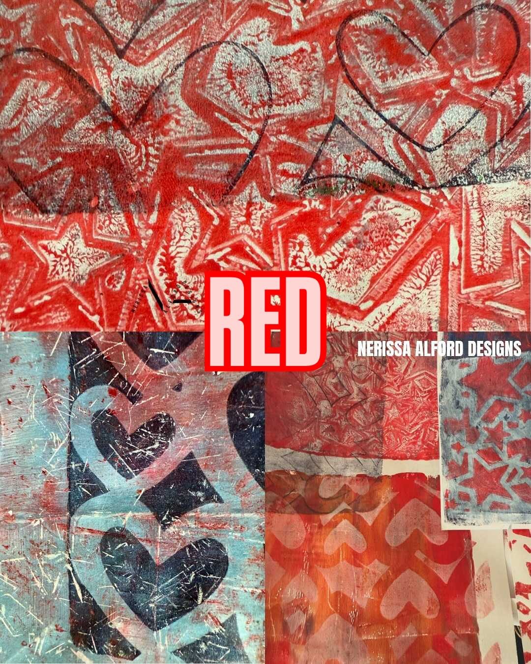 .
Its been a Red White and Blue kinda day. So excited and thankful for the things coming to me 🇺🇸 I&rsquo;ll share when I&rsquo;m done.

#NerissaAlfordDesigns #mixedmediaartist #repurposedart