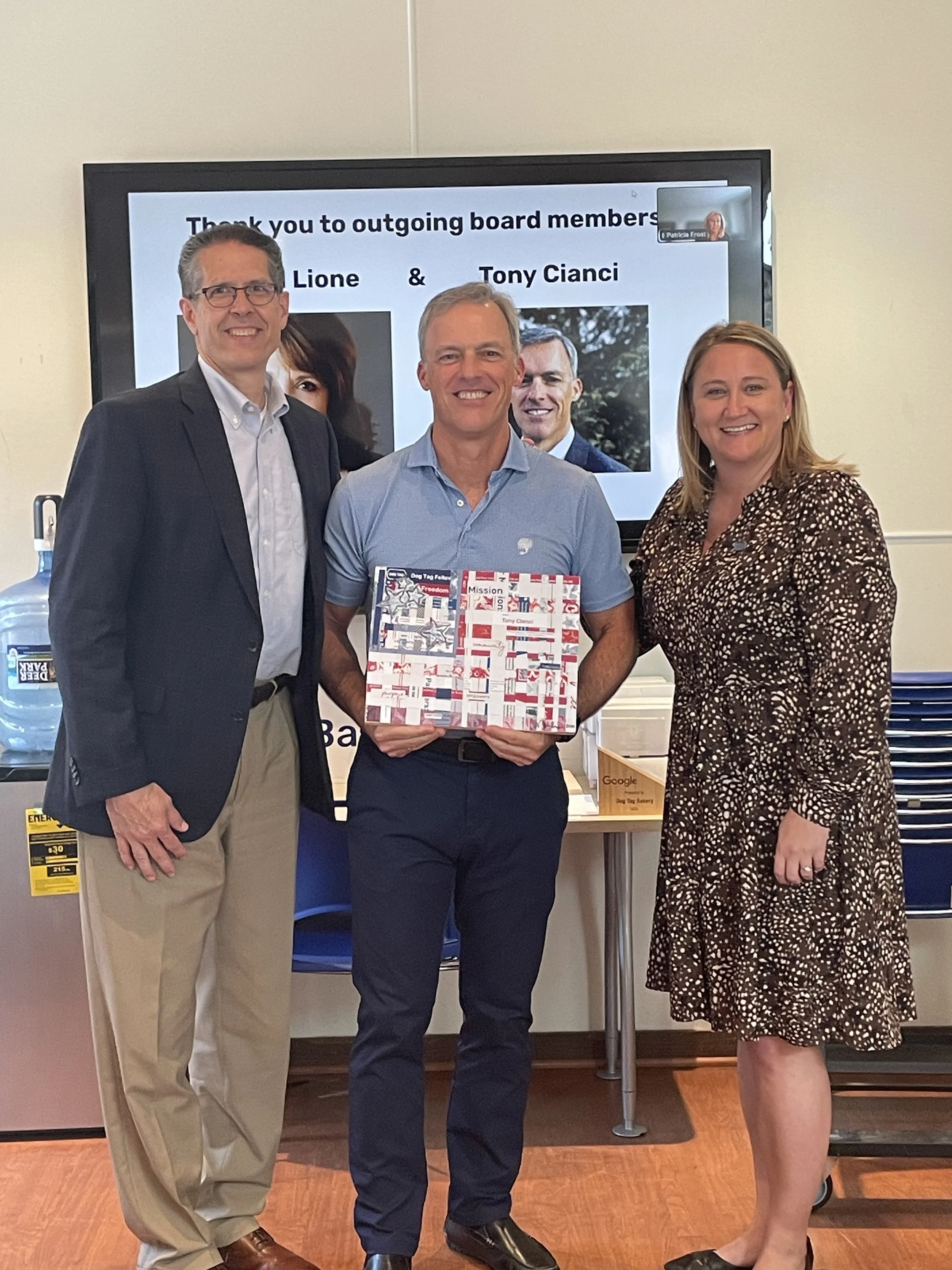 Dog Tag Flag Collage — Board Presentation