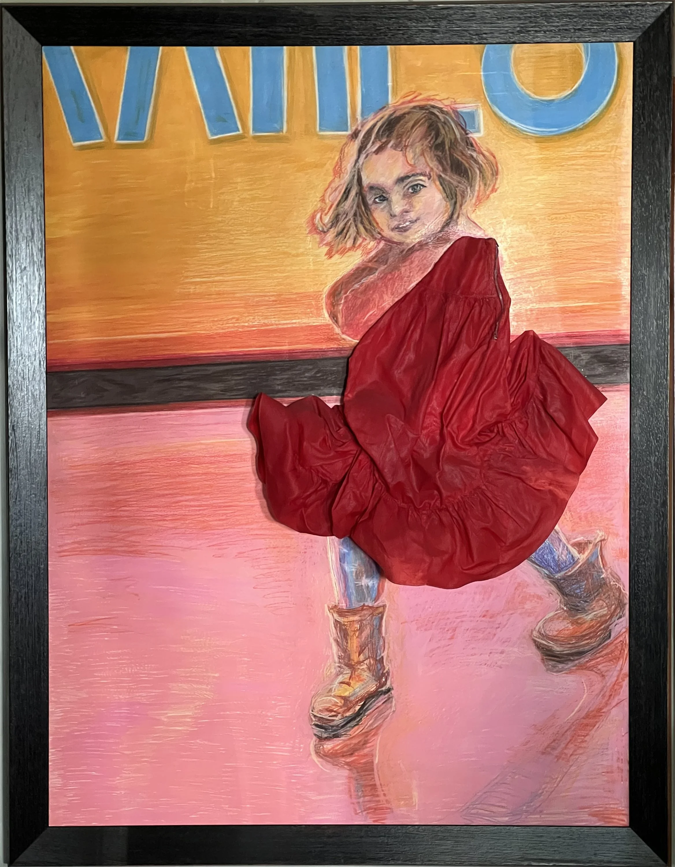 Ada Twirls Frida at the Brooklyn Museum (Portrait of Ada Bullock)