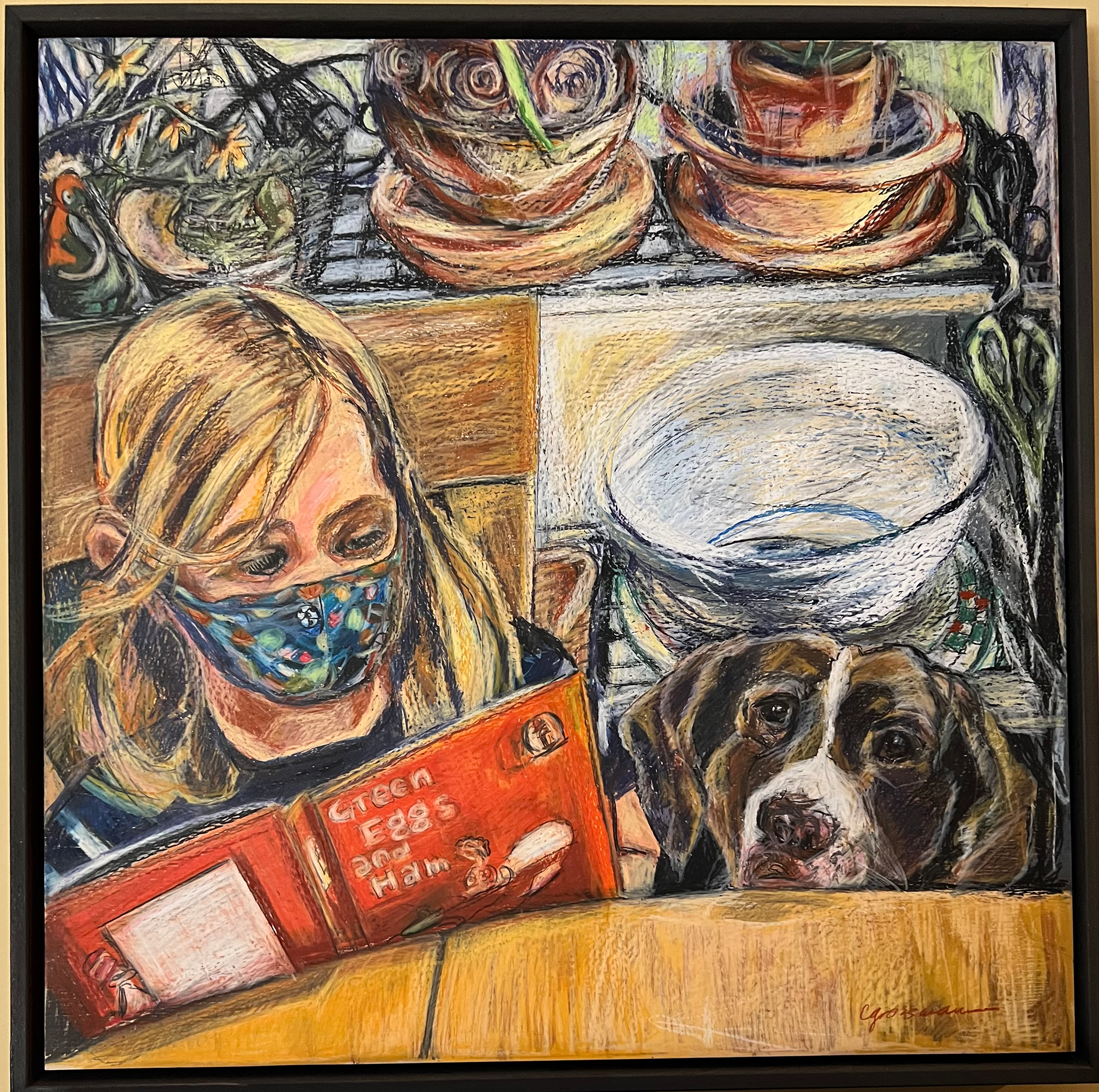 O: I Like Ham. MEAT! Do Something! (Portrait of Tessa and Olivia)
