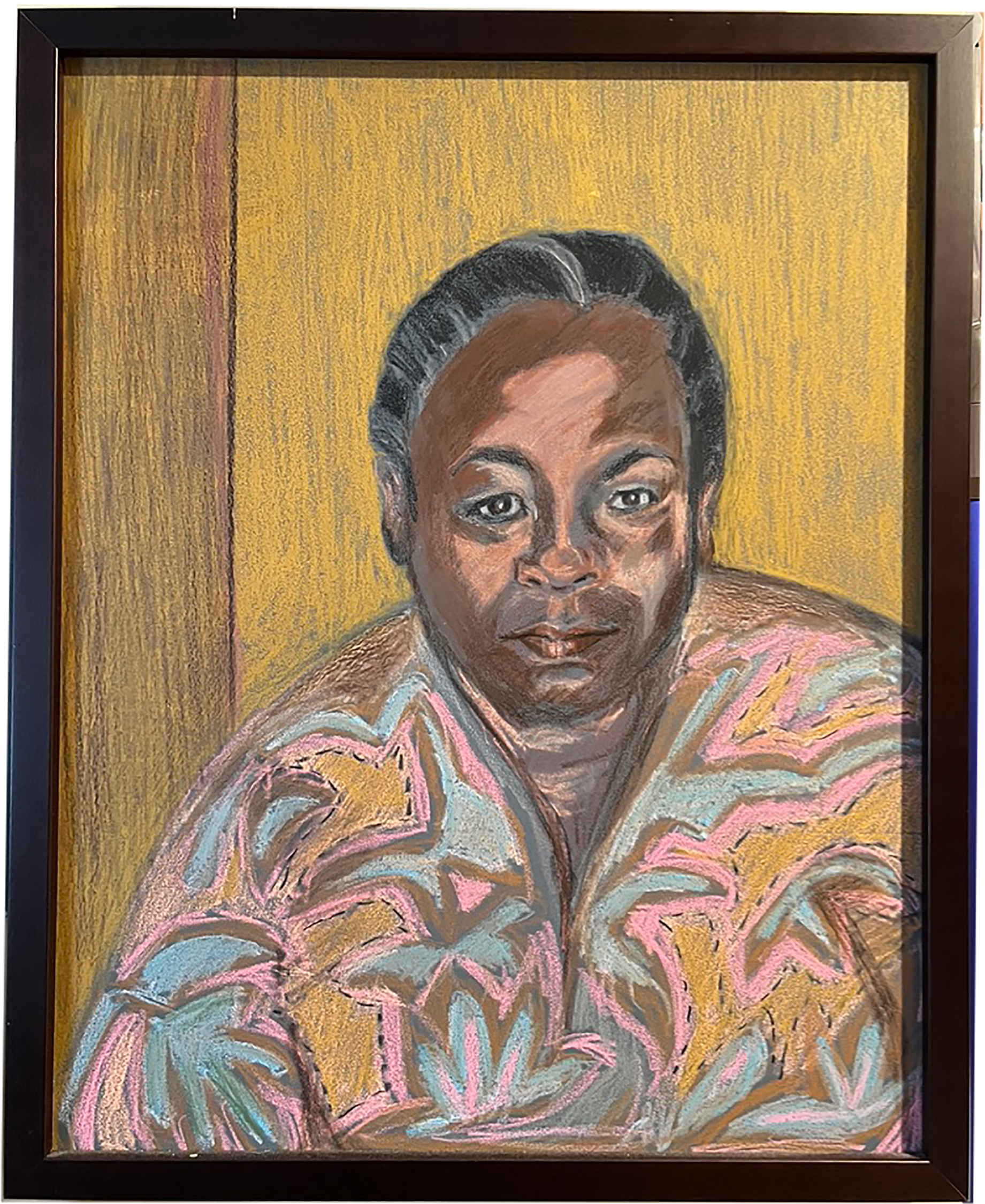 Patterned Woman at Shirley's 90th