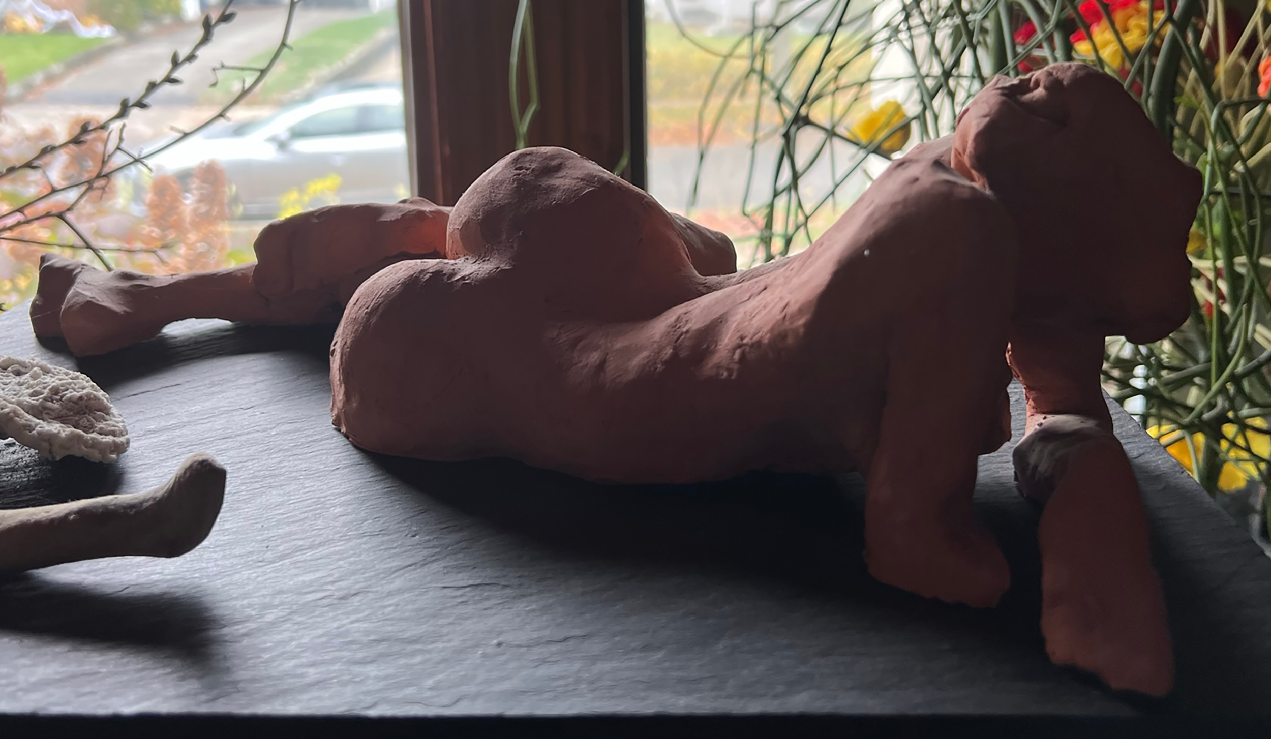 Reclining Woman sculpture