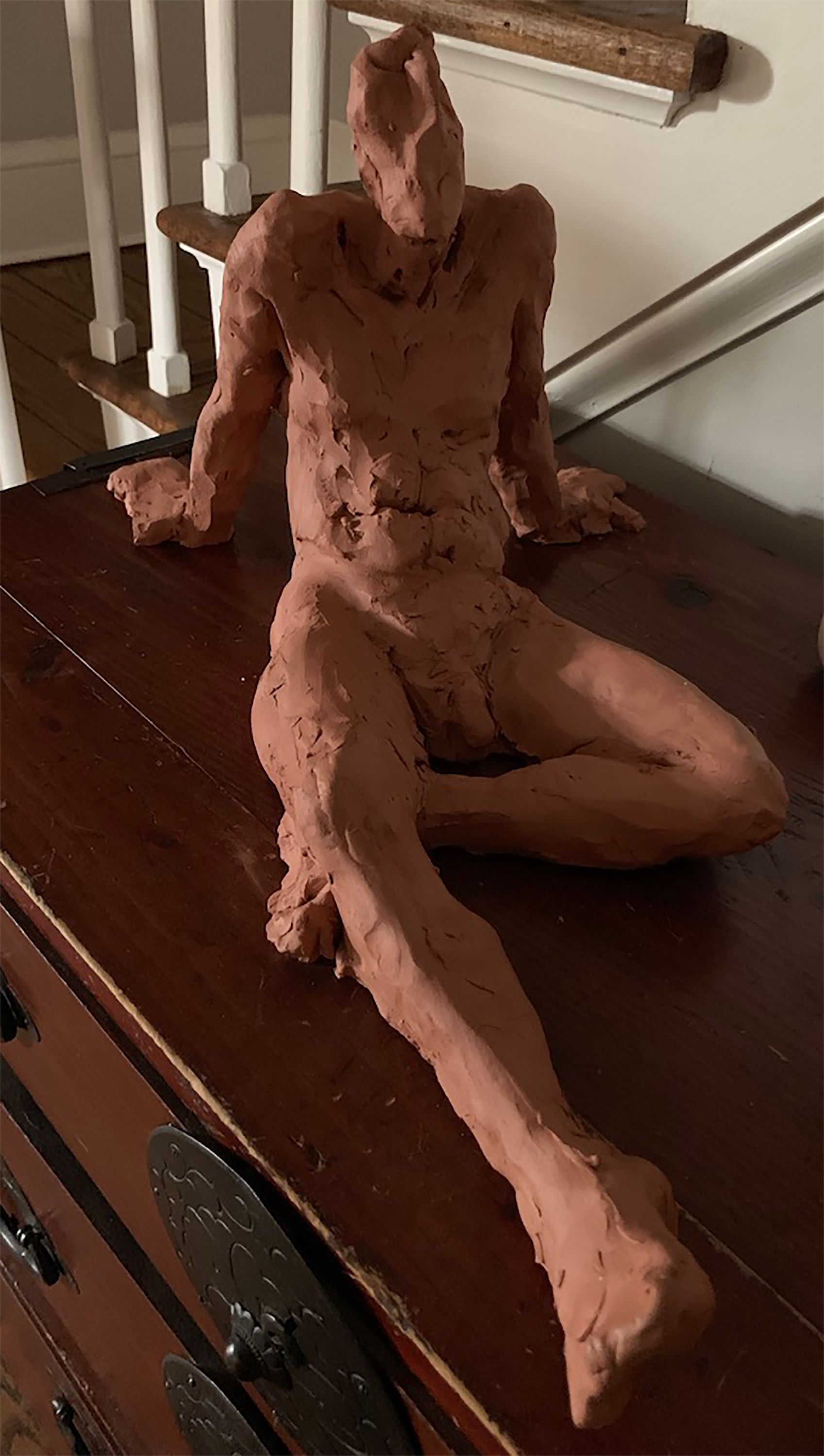 Reclining Male Nude Sculpture