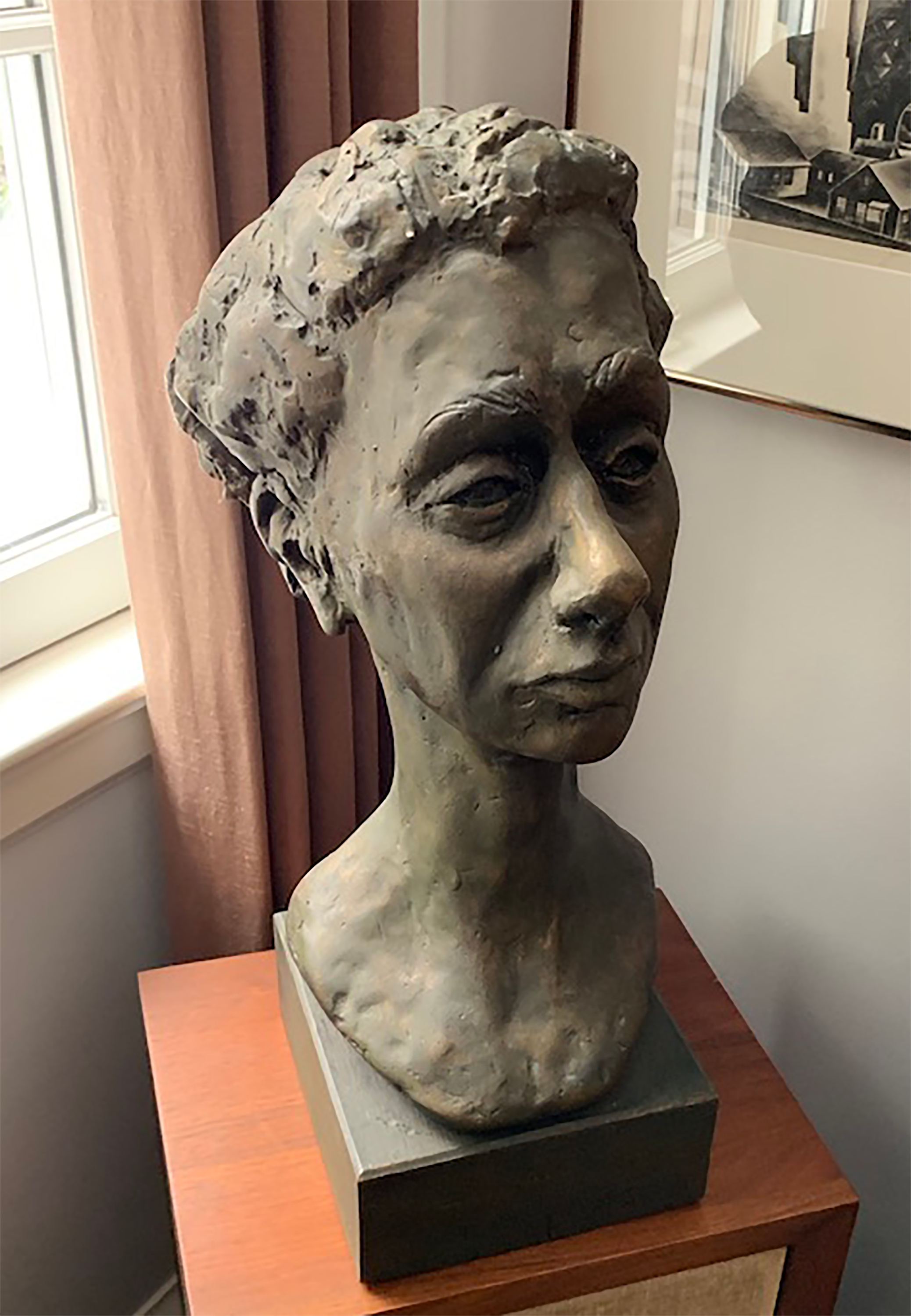 Pensive Woman Sculpture