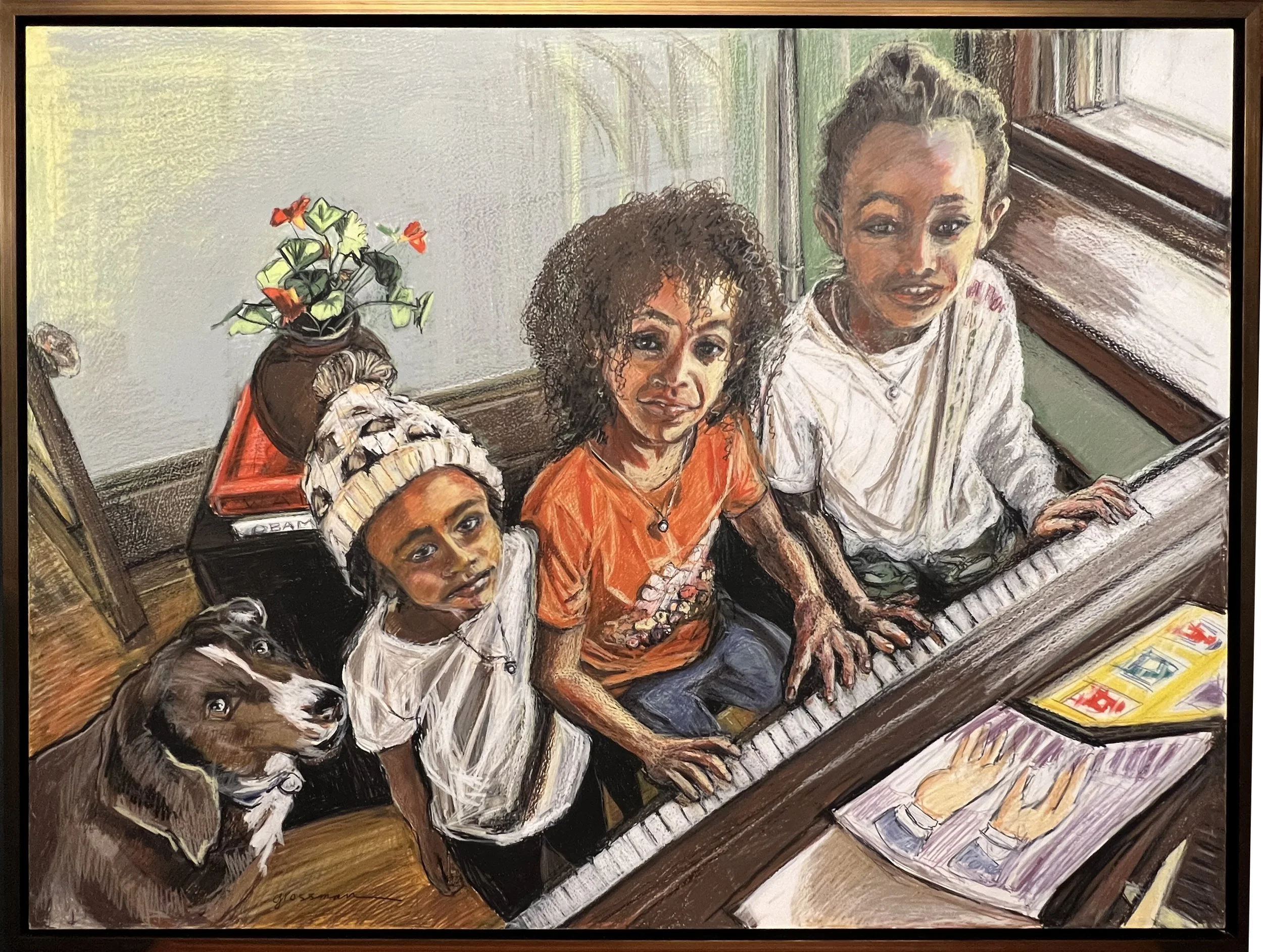 O, Say, Can You Sing? (Portrait of Olivia with the Shimelis Sisters)