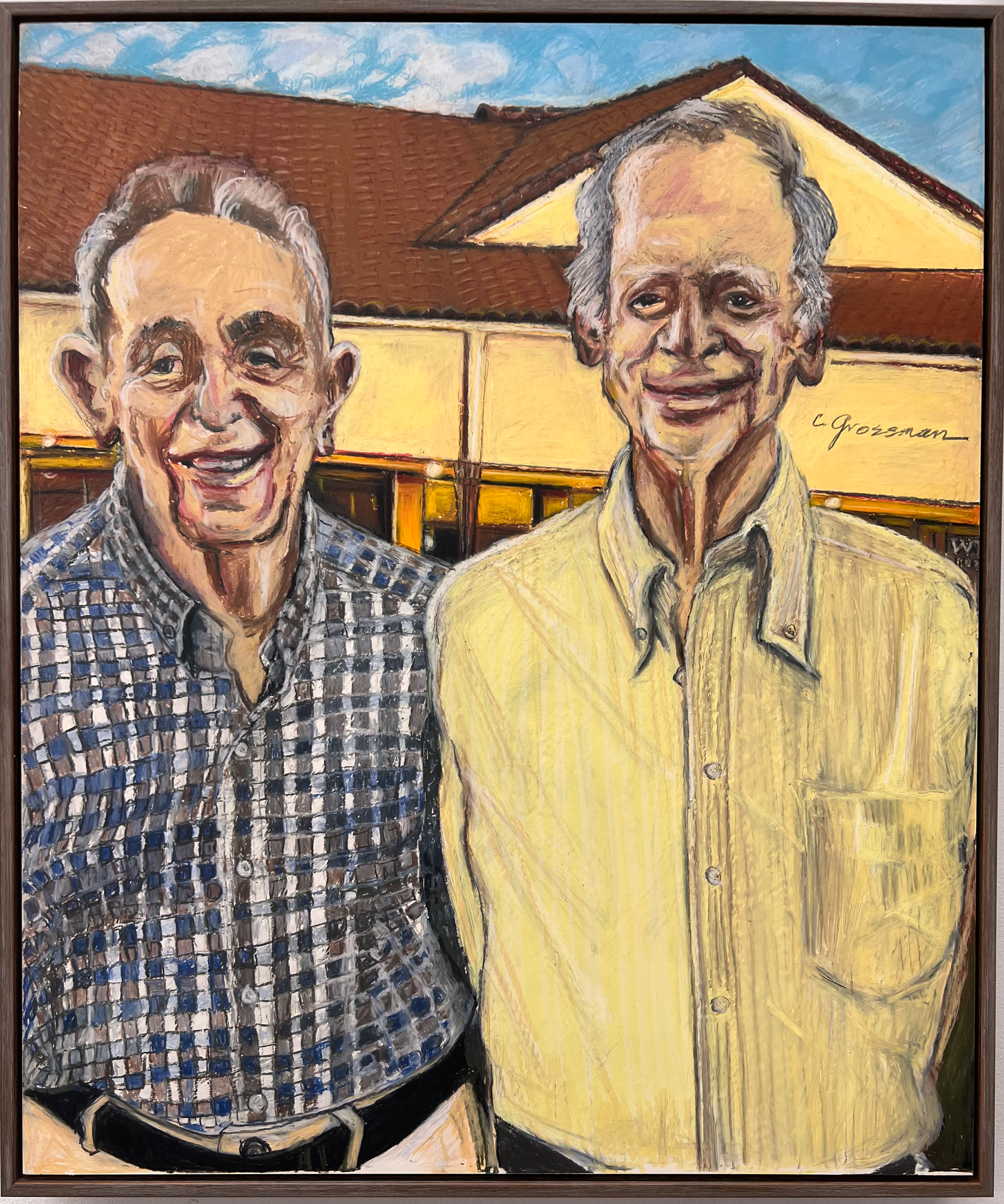 American Gothic Remix Florida (Portrait of Uncle Dan Grossman and Cousin Gary Grossman)