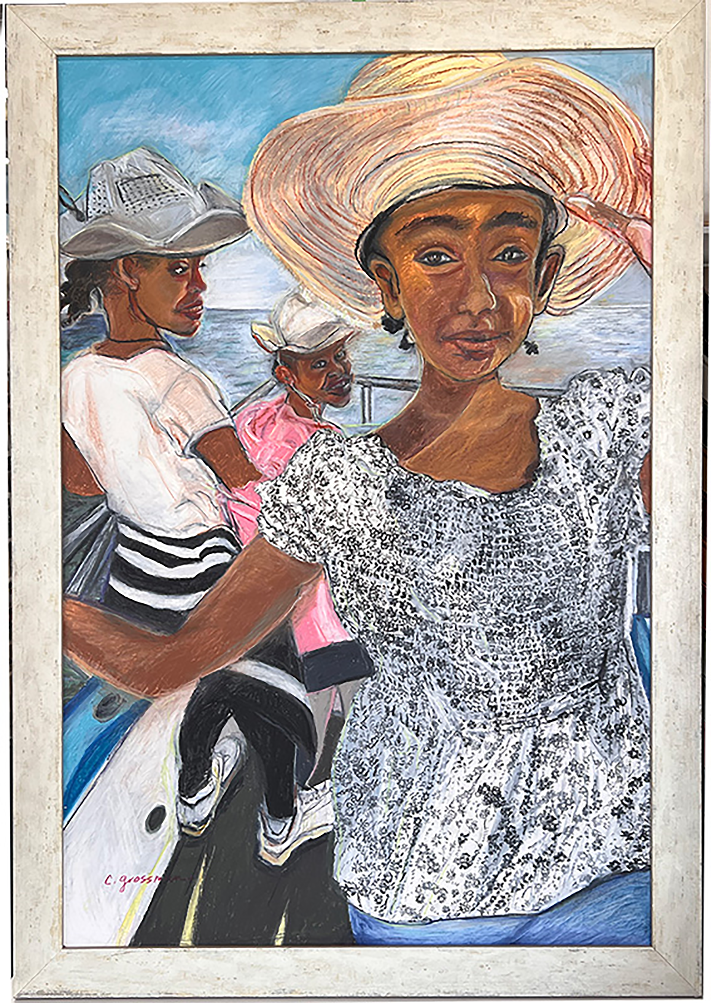 Sisters = Sea Legs (Portrait of the Shimelis sisters)