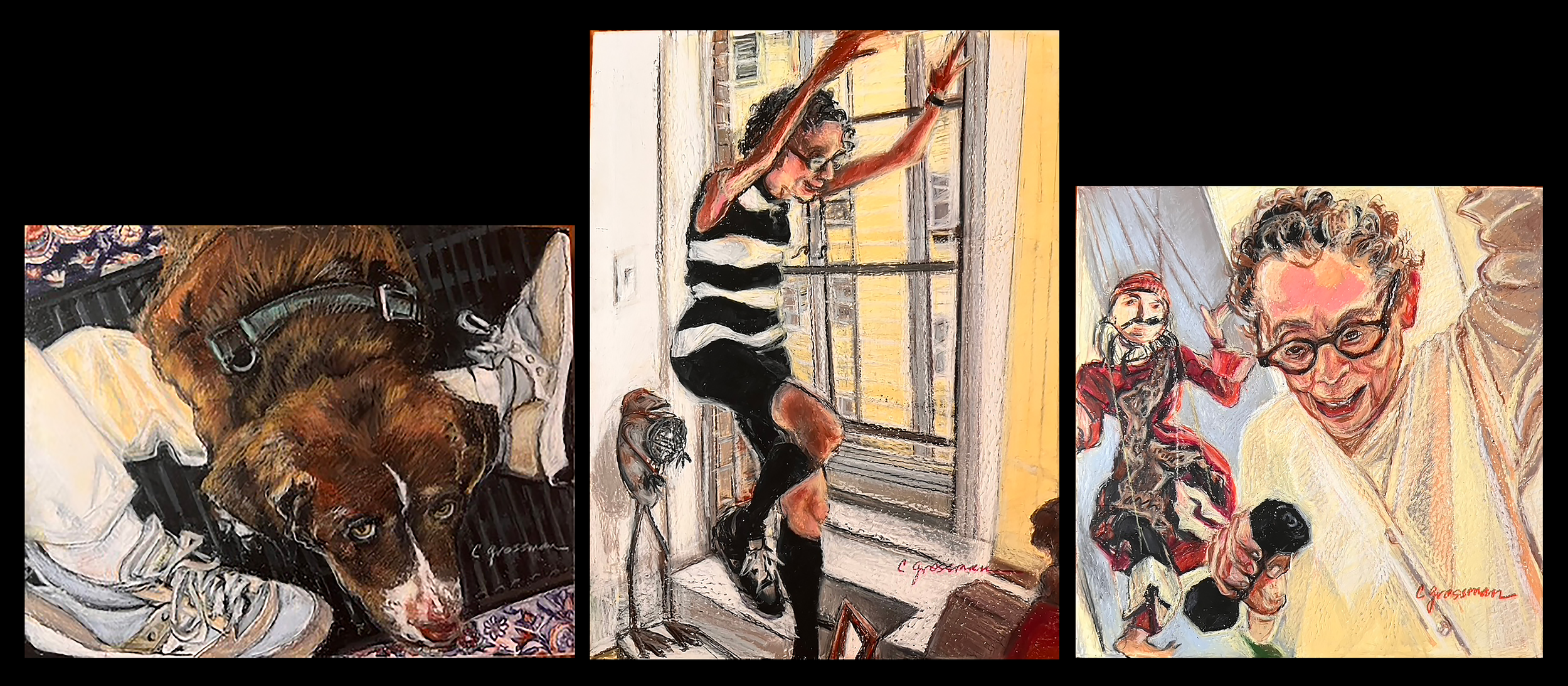 Notorious ANG Series Triptych