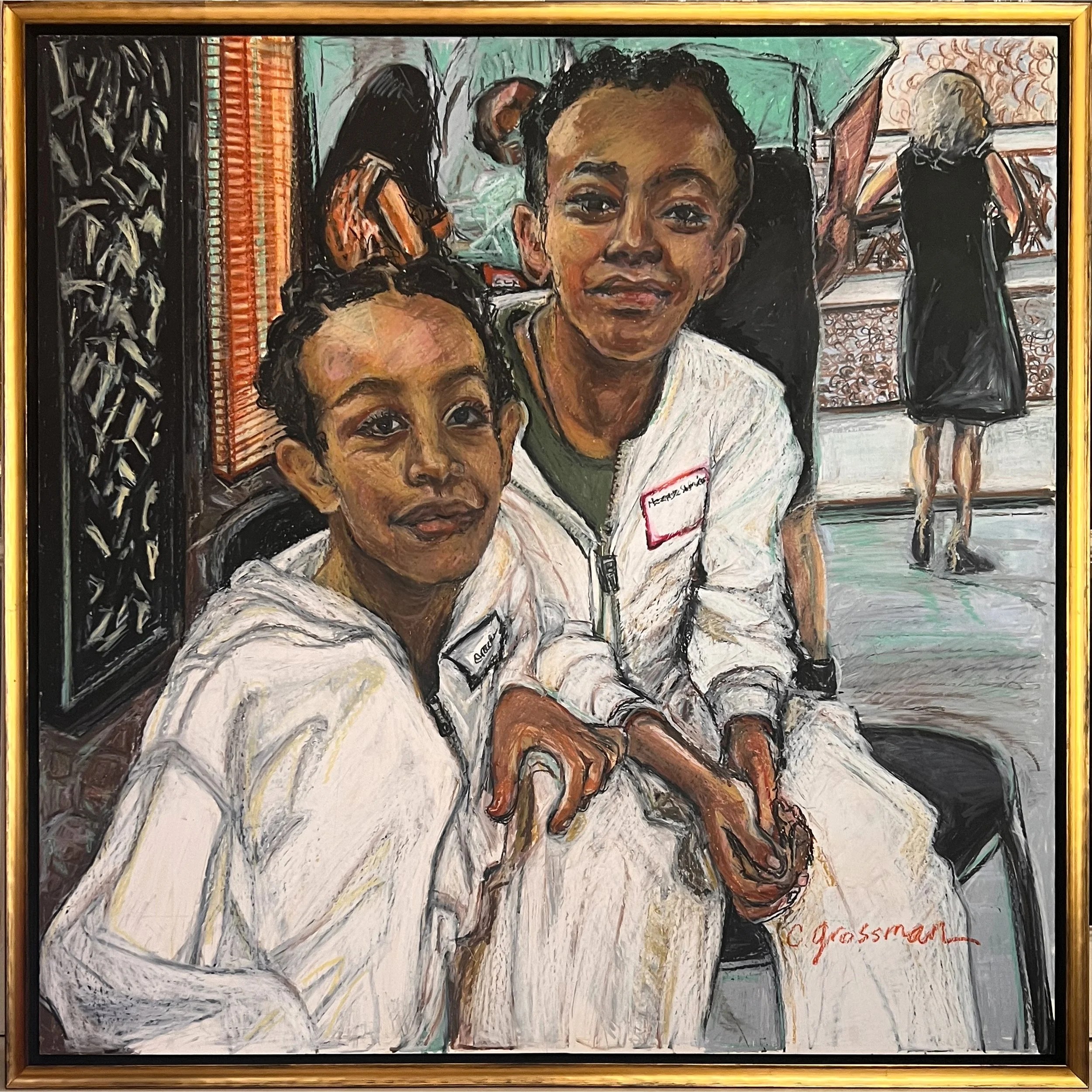 TAG You’re It! (Portrait of Mezmura and Timbita Shimelis at Startling Unpredictably: the Art of New Beginnings)