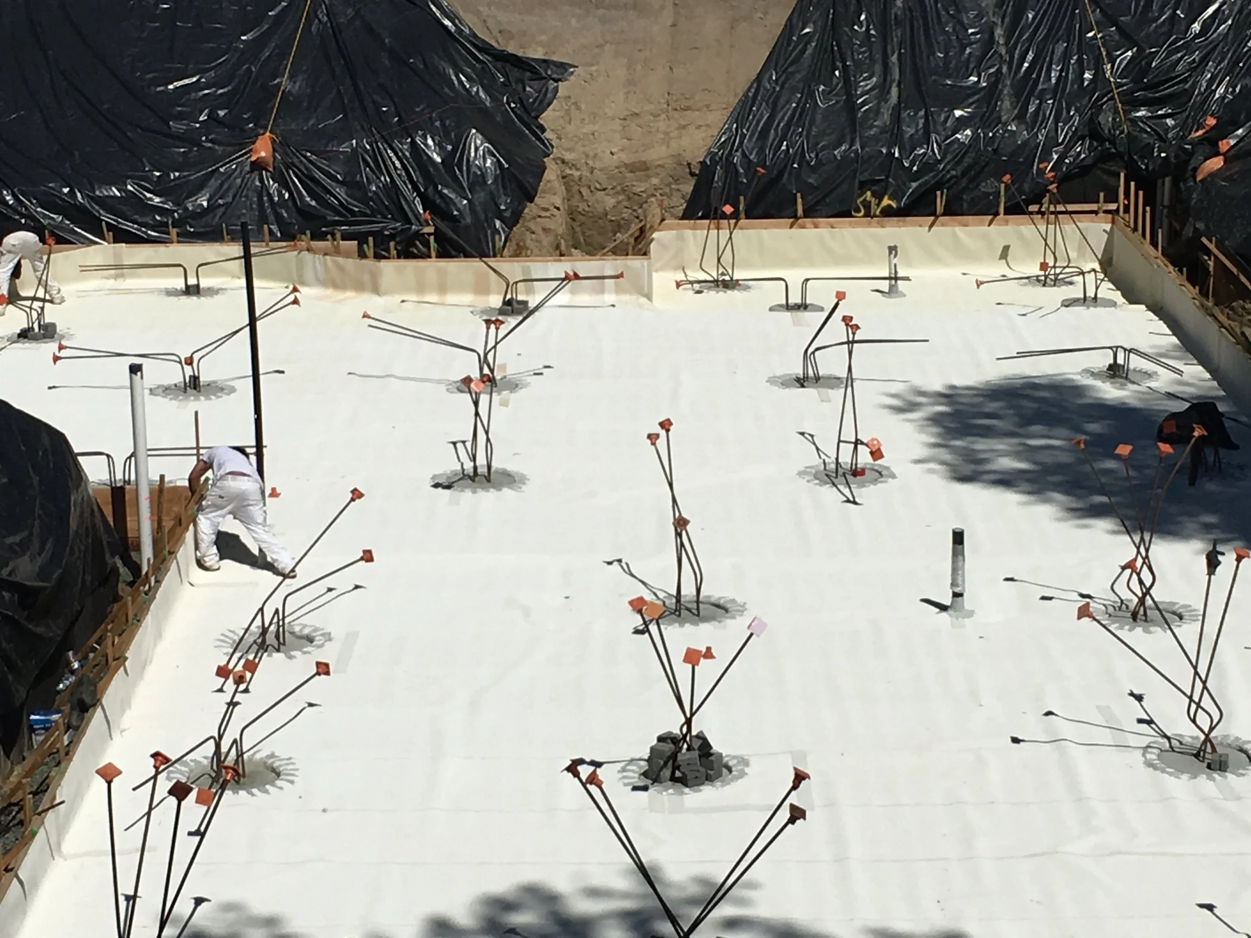 Custom Home Basement Under-Slab Waterproofing