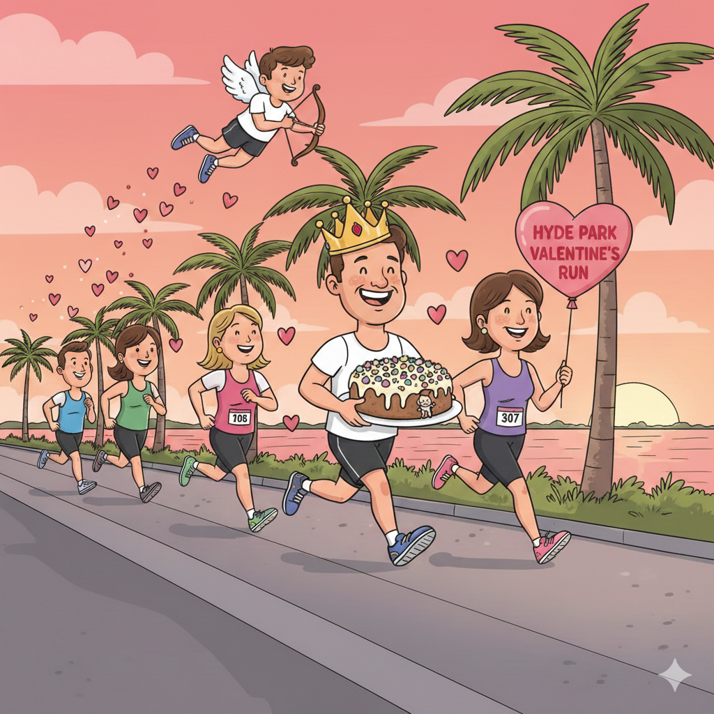 Hyde Park Valentines Group Run