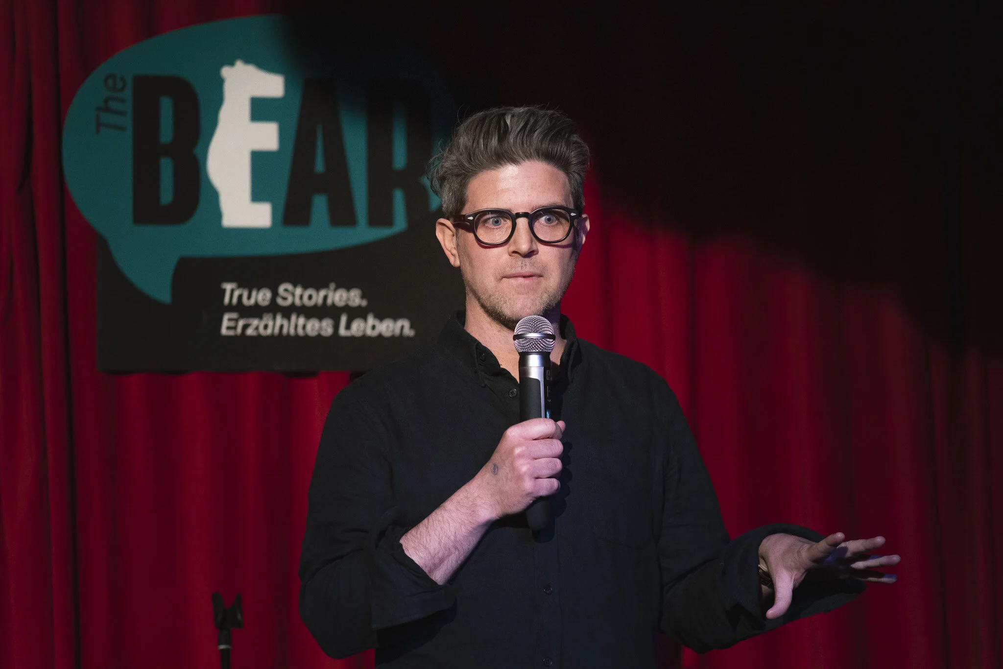 Storyteller: Terence Mickey at The Bear; Photo: Feliix Limmer