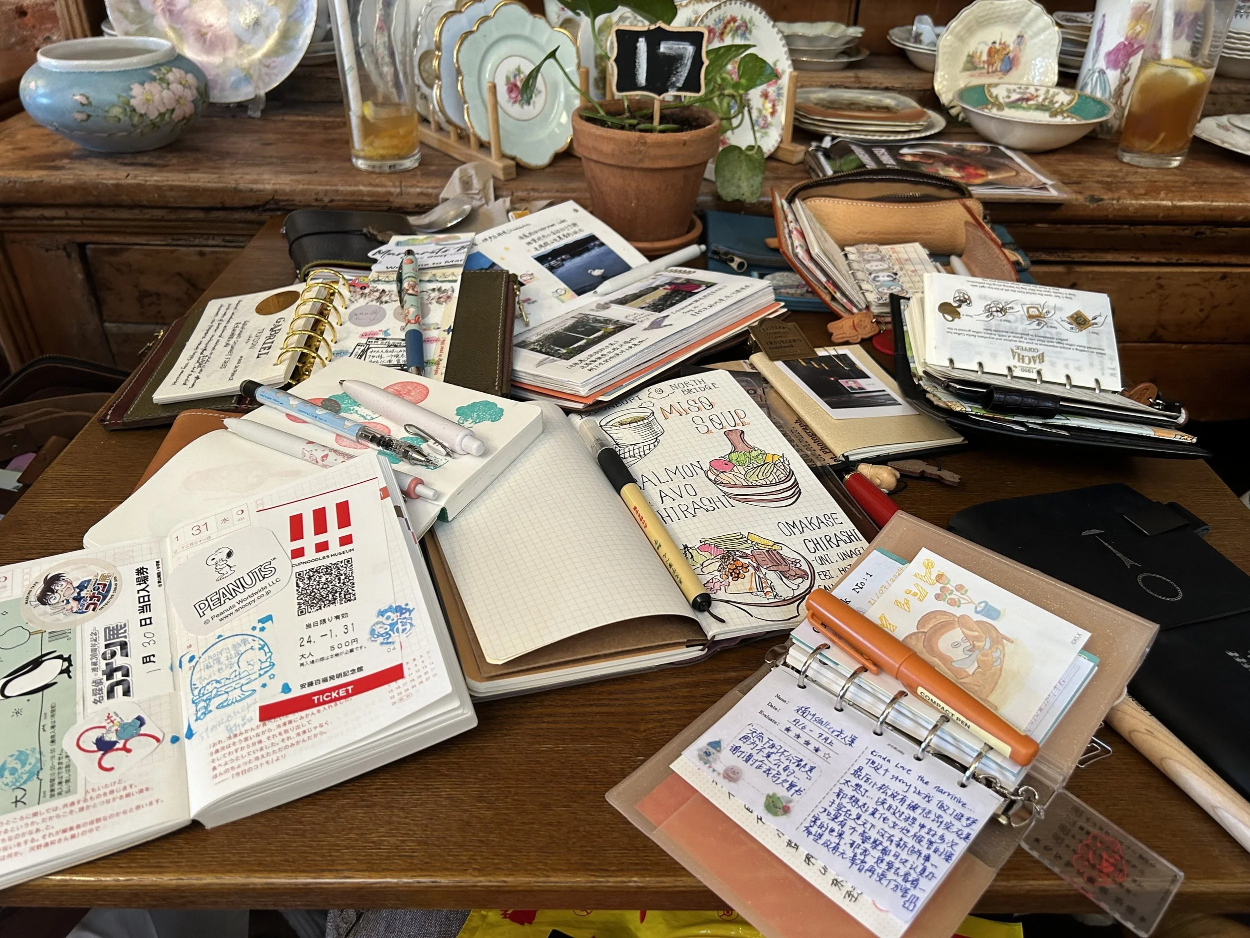 A junk journaling friends’ gathering.