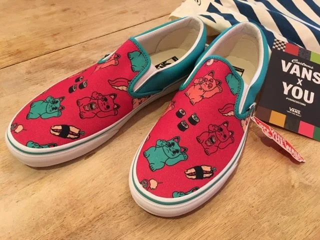 patterned vans