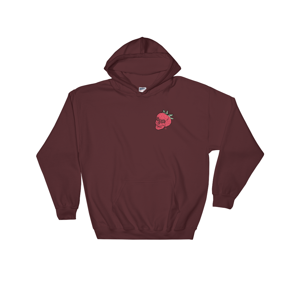 Skullberry Hoodie Maroon