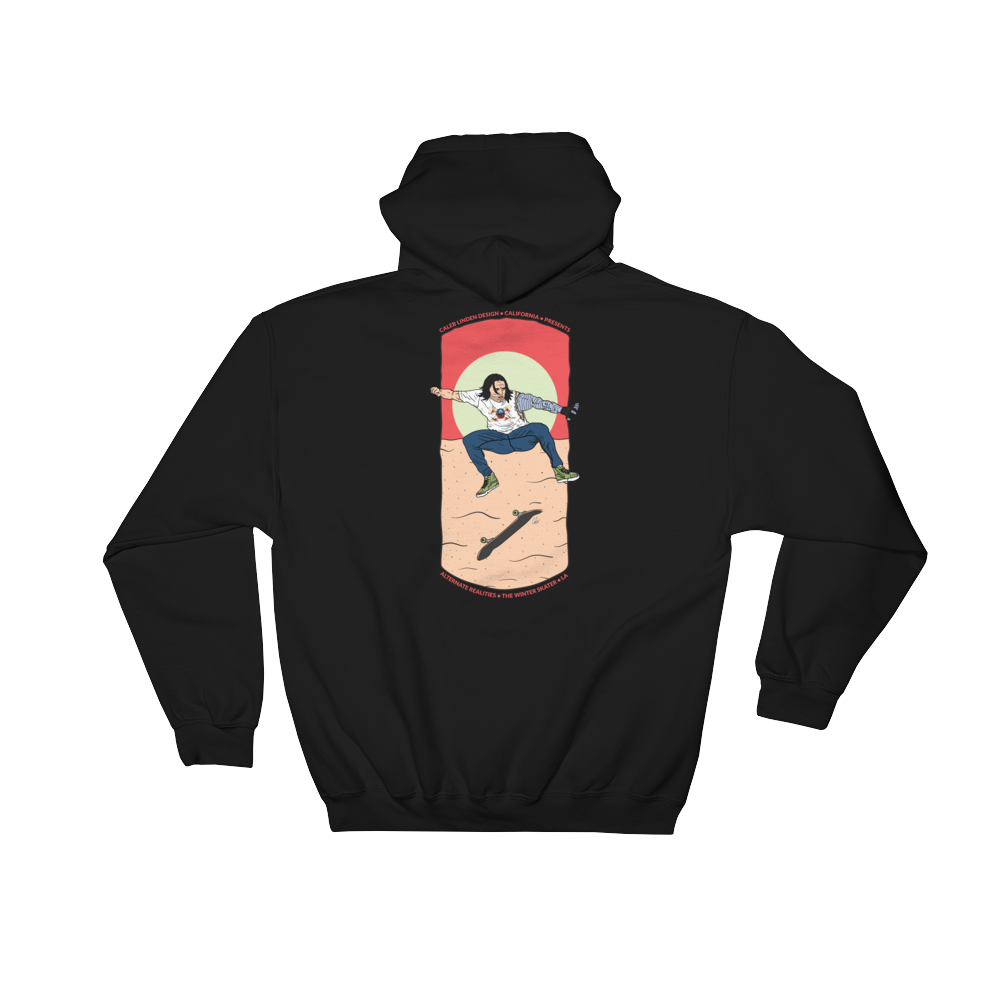 Winter Soldier Beach Skater Marvel Hoodie Black