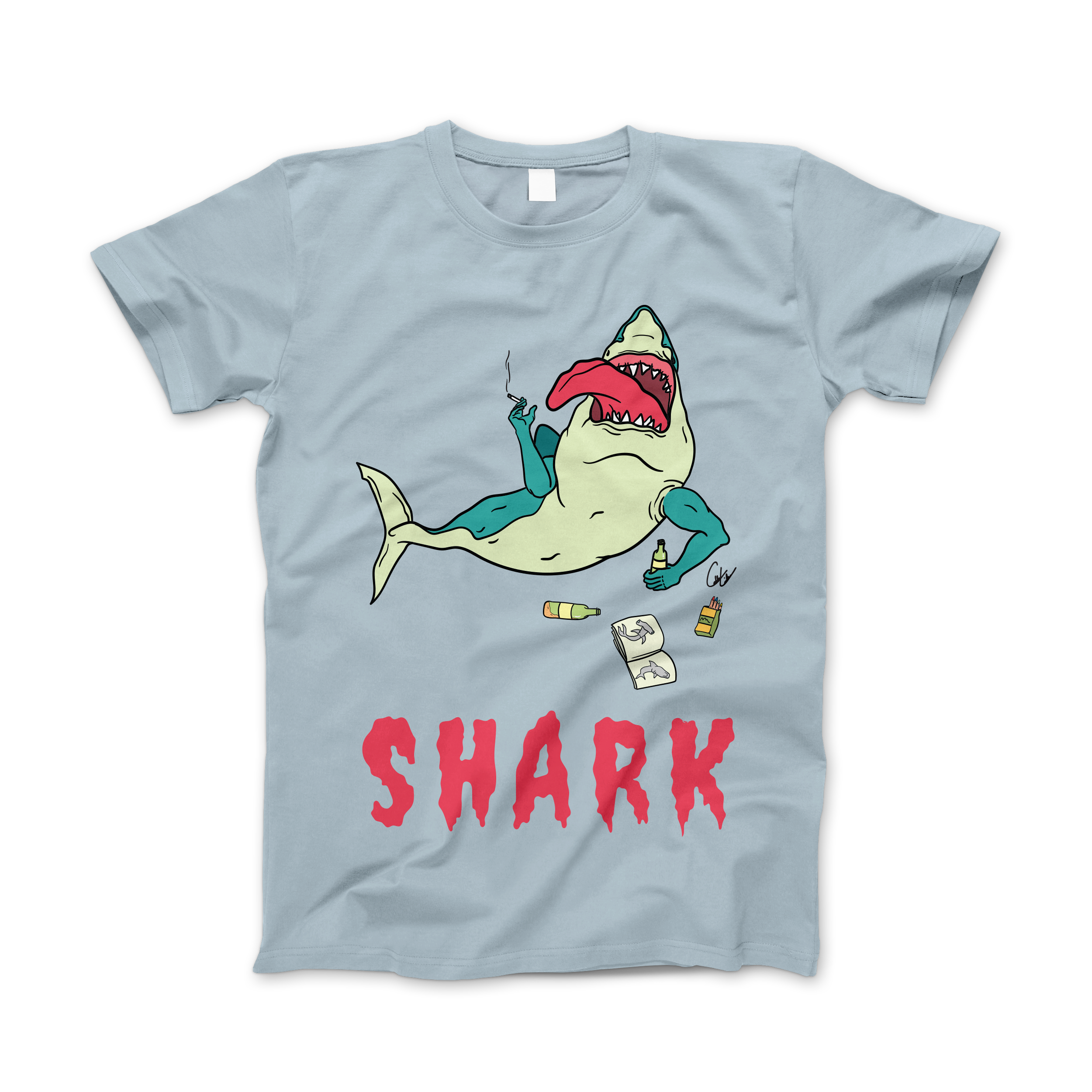 Linden_SummerMerch18_Shark_FrontShirt2.png
