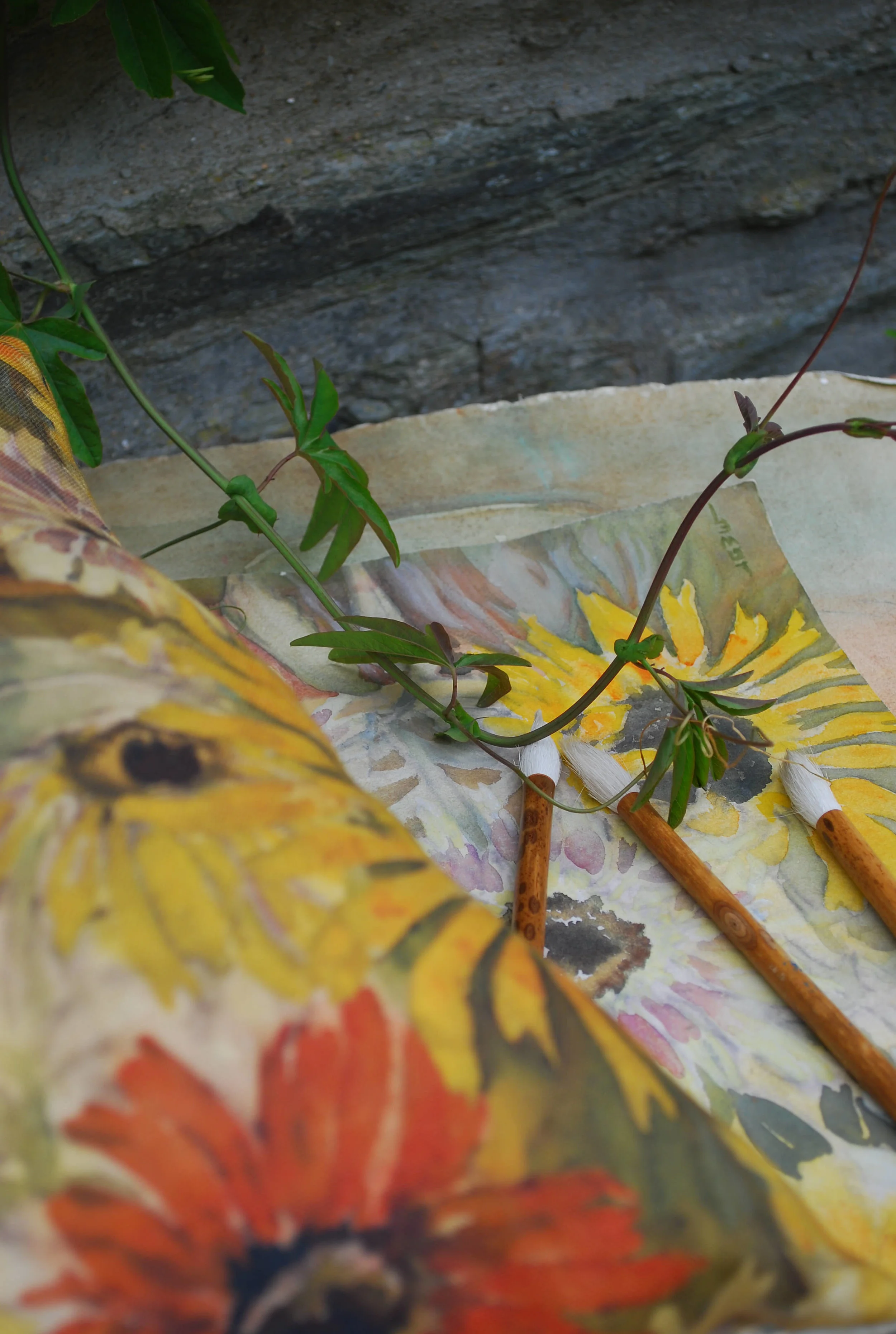 floral watercolour