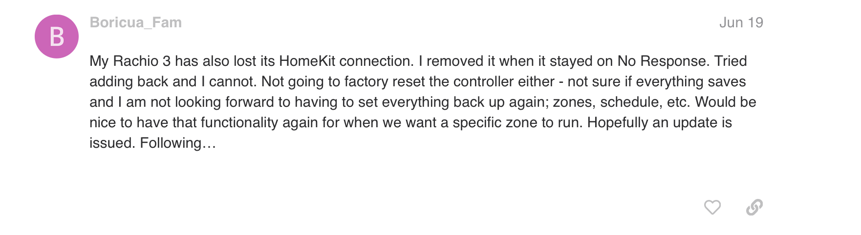 Rachio User Forum